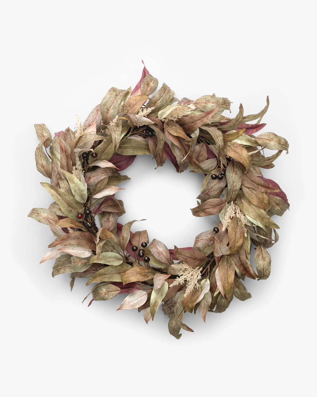 30" Faux Eucalyptus Wreath - Image 4