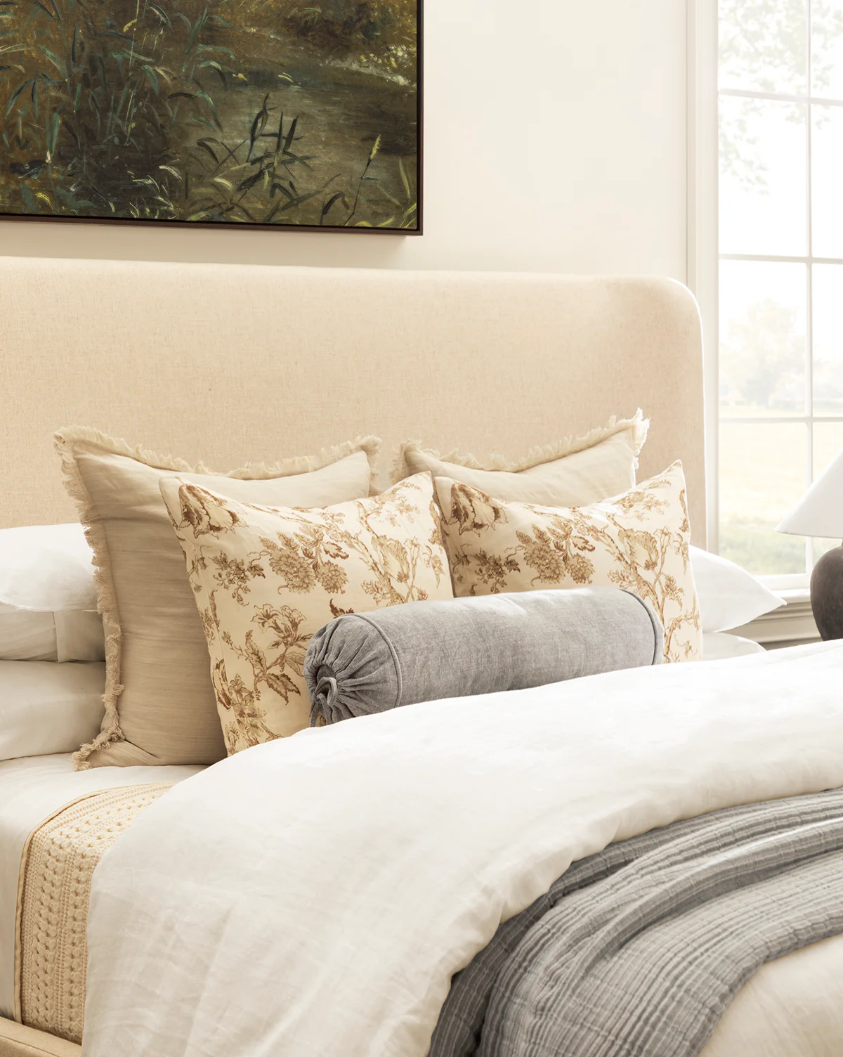 Abbey Silk Fringe Pillow Cover - Image 13