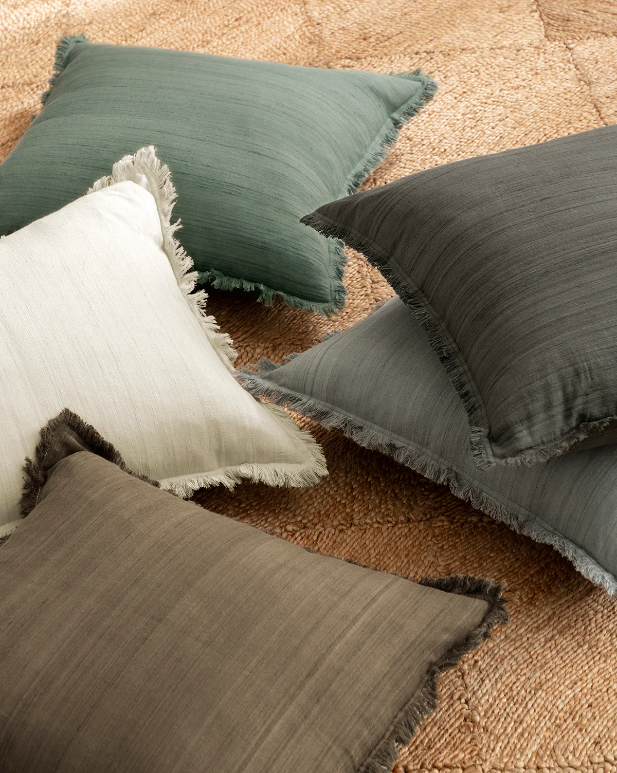 Abbey Silk Fringe Pillow Cover - Image 4