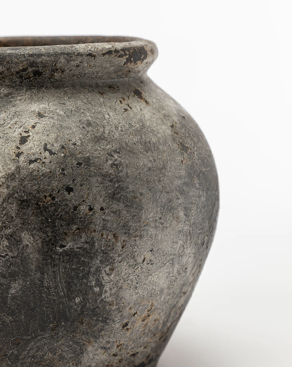 Aged Terracotta Jar - Image 4