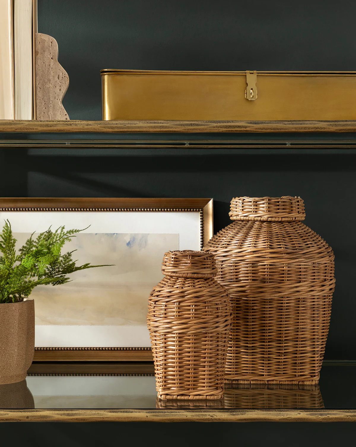Ahnamia Wicker Jar - Image 2