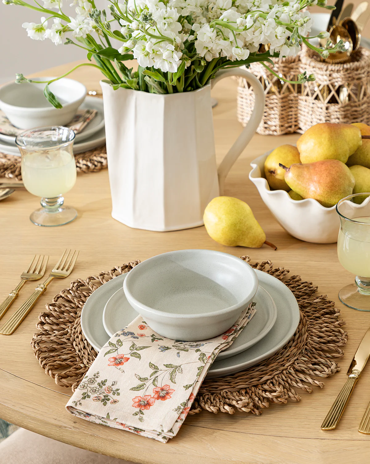 Aiden Soft Gray Dinner Plate - Image 6