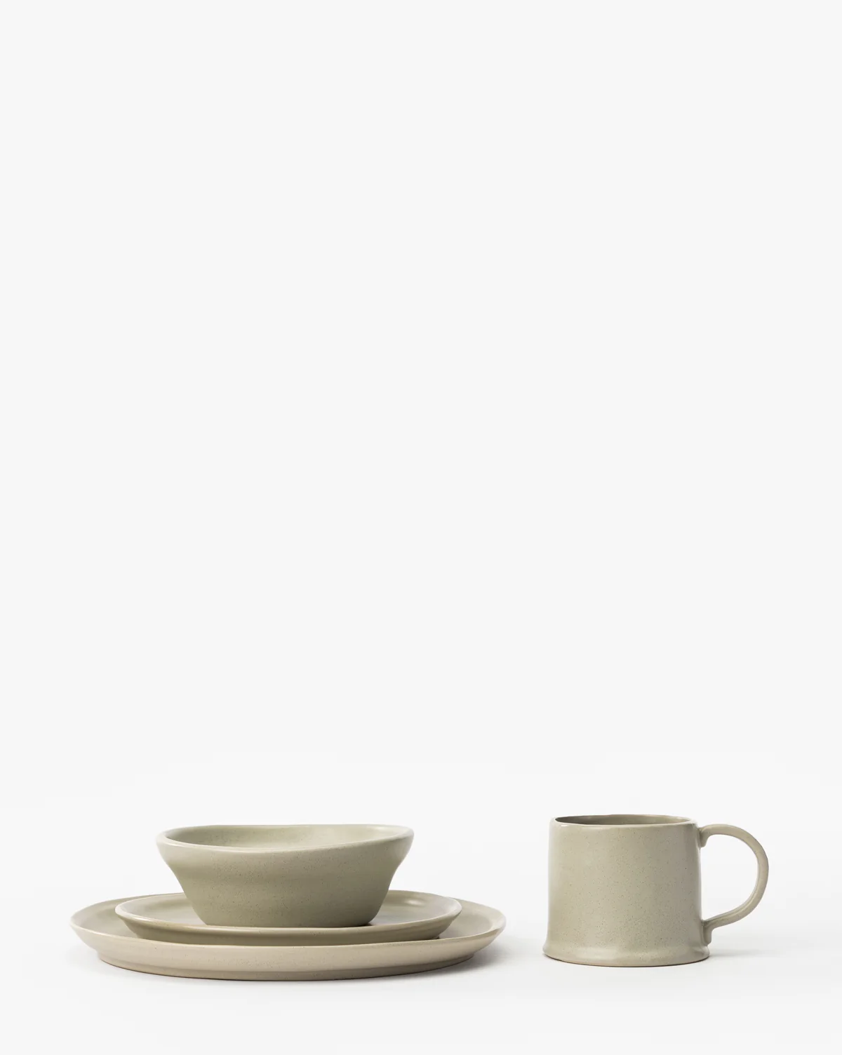 Aiden Soft Gray Dinner Plate - Image 8