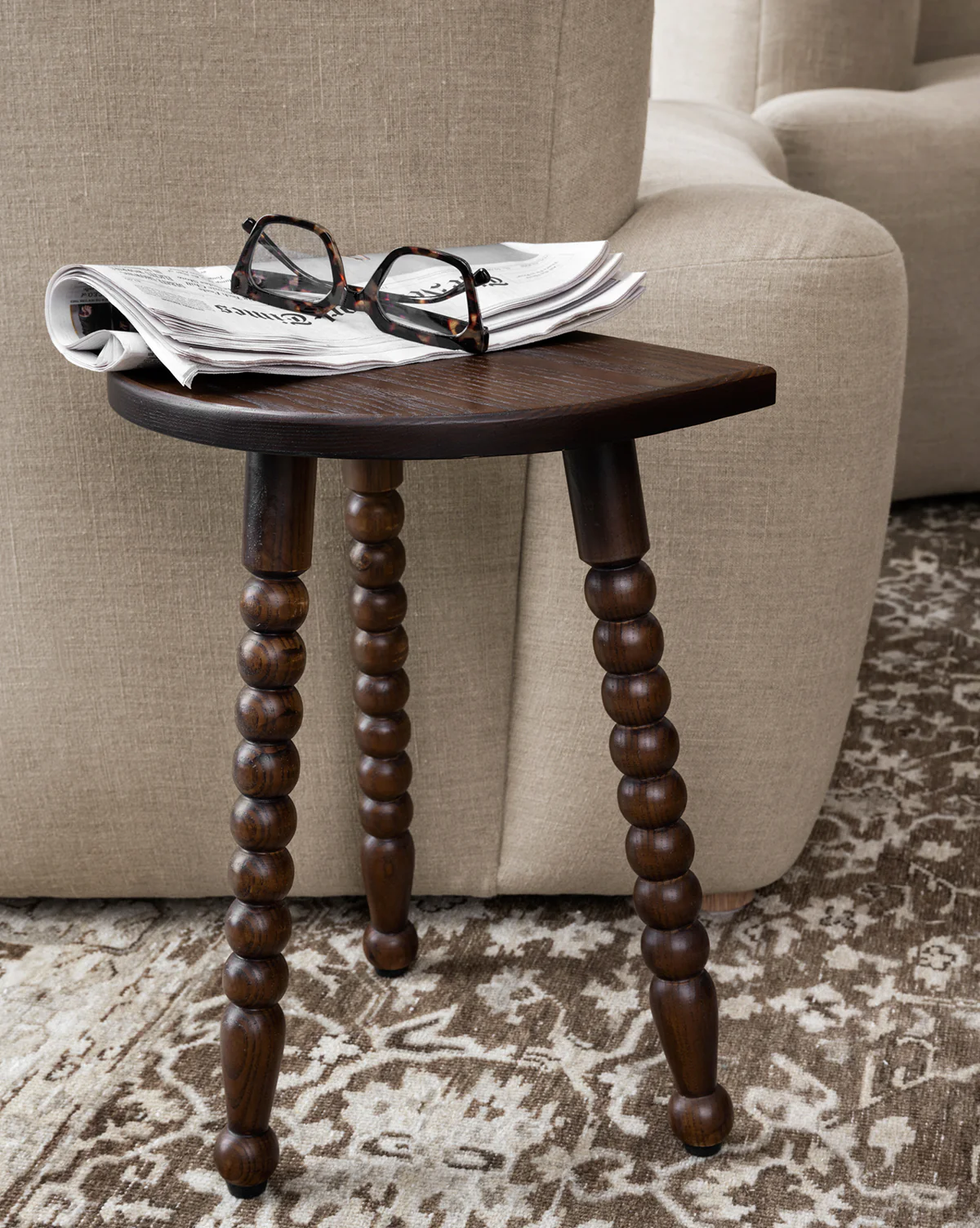 Alice Wood Stool - Image 3