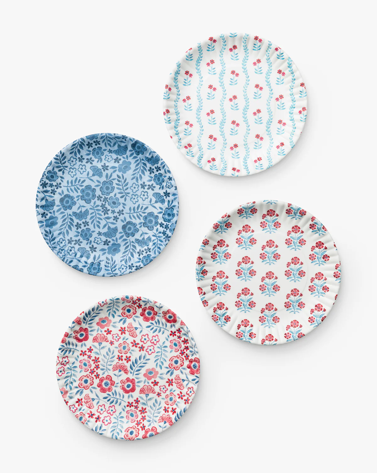 Americana Melamine Dinner Plates (Set of 4)