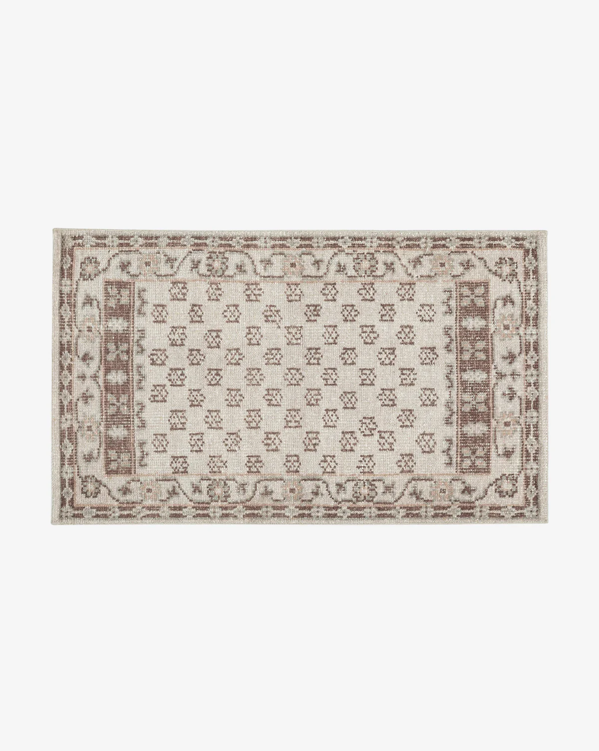 Anya Neutral Hand-Knotted Wool Rug - Image 4