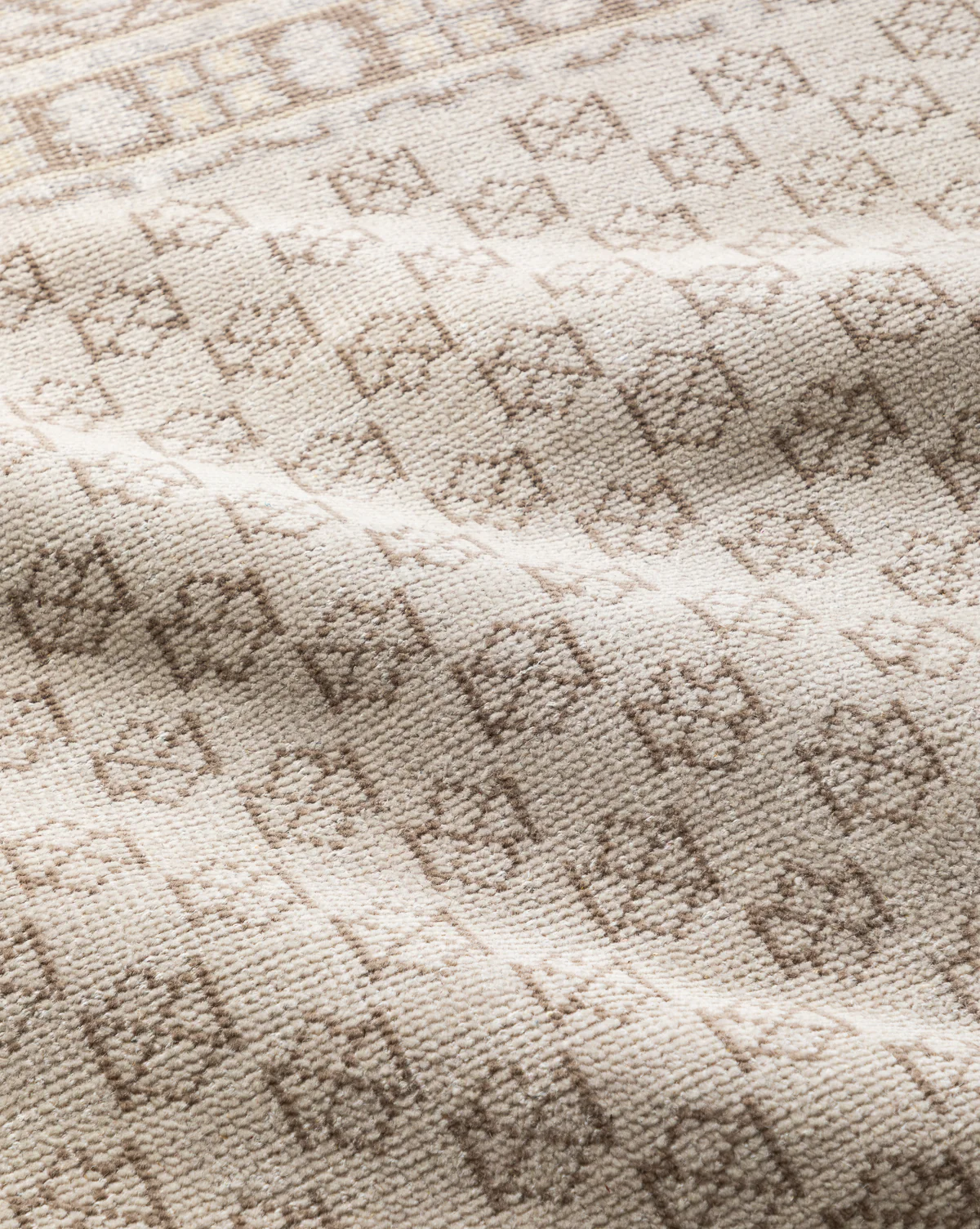Anya Neutral Hand-Knotted Wool Rug - Image 7
