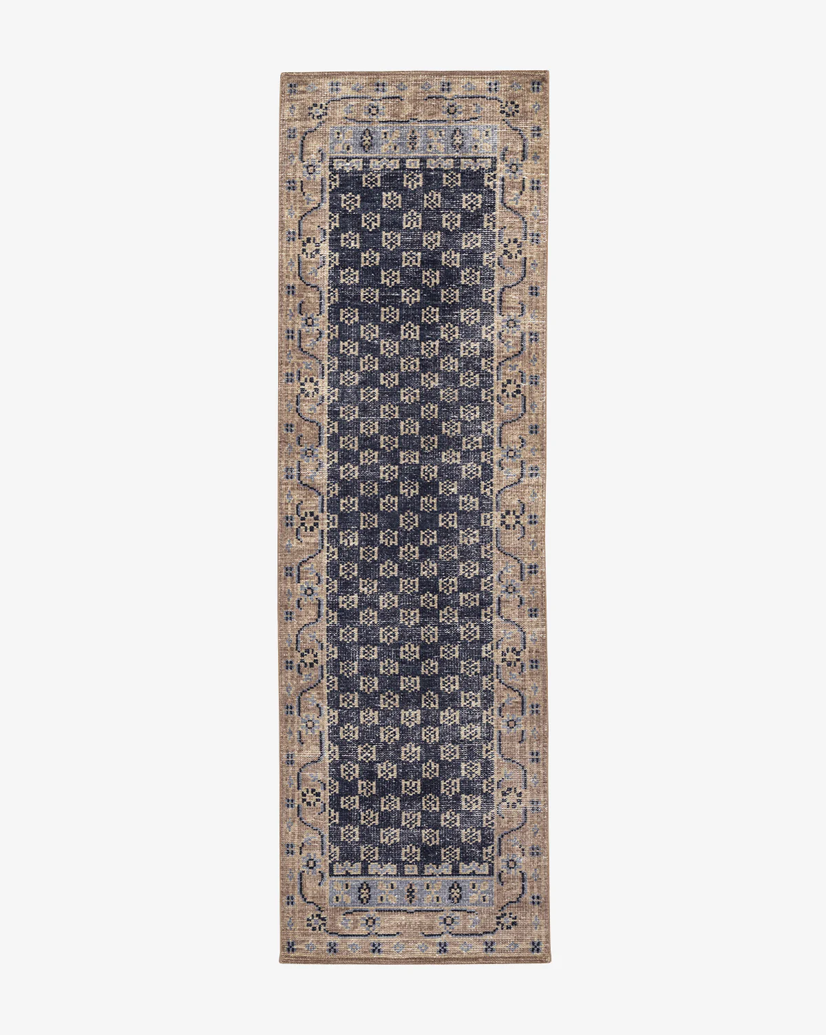 Anya Indigo Hand-Knotted Wool Rug - Image 5