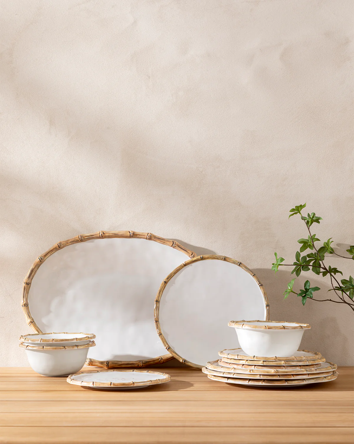 Bamboo Salad Bowl - Image 3