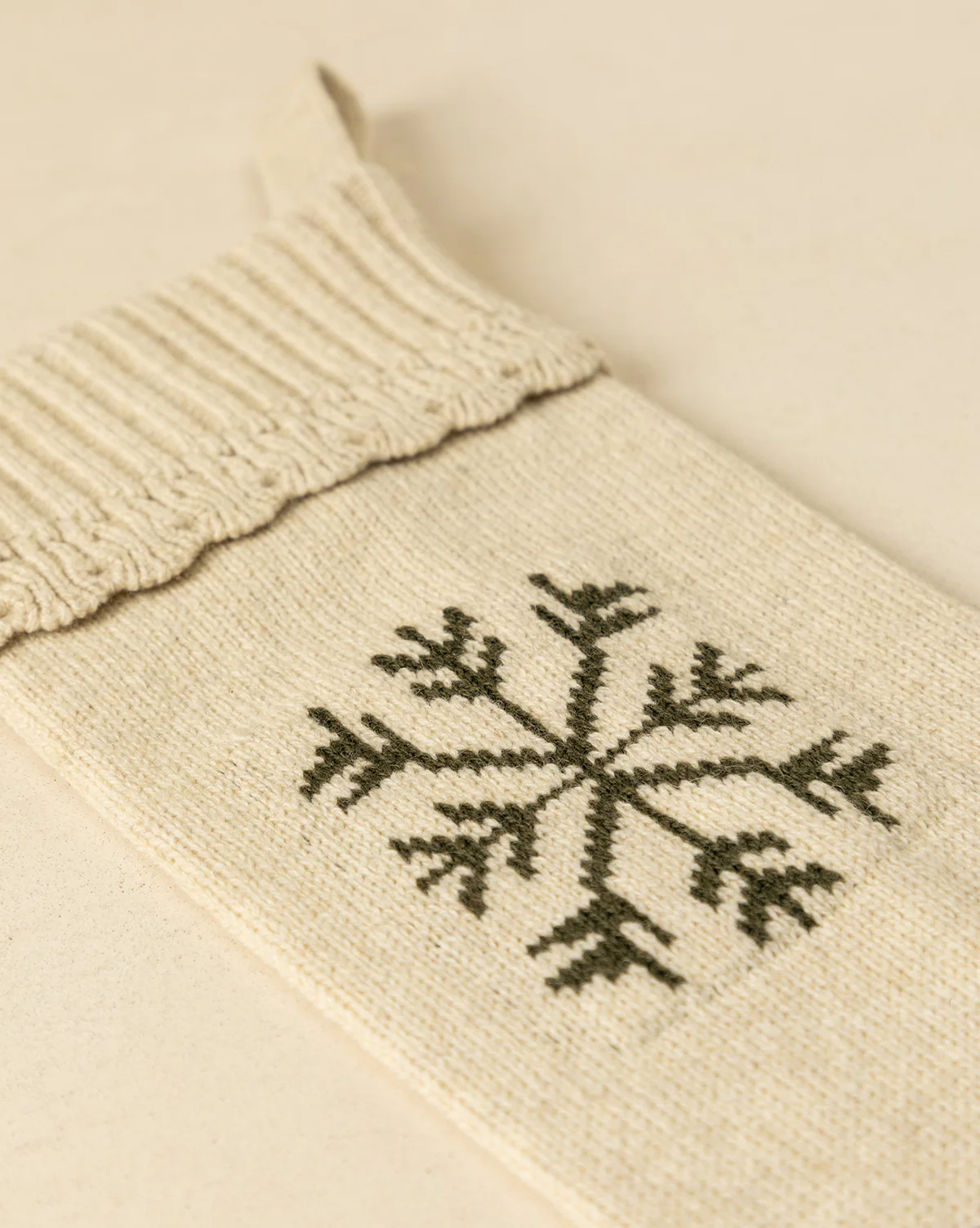 Bella Scalloped Stocking with Snowflake - Image 3