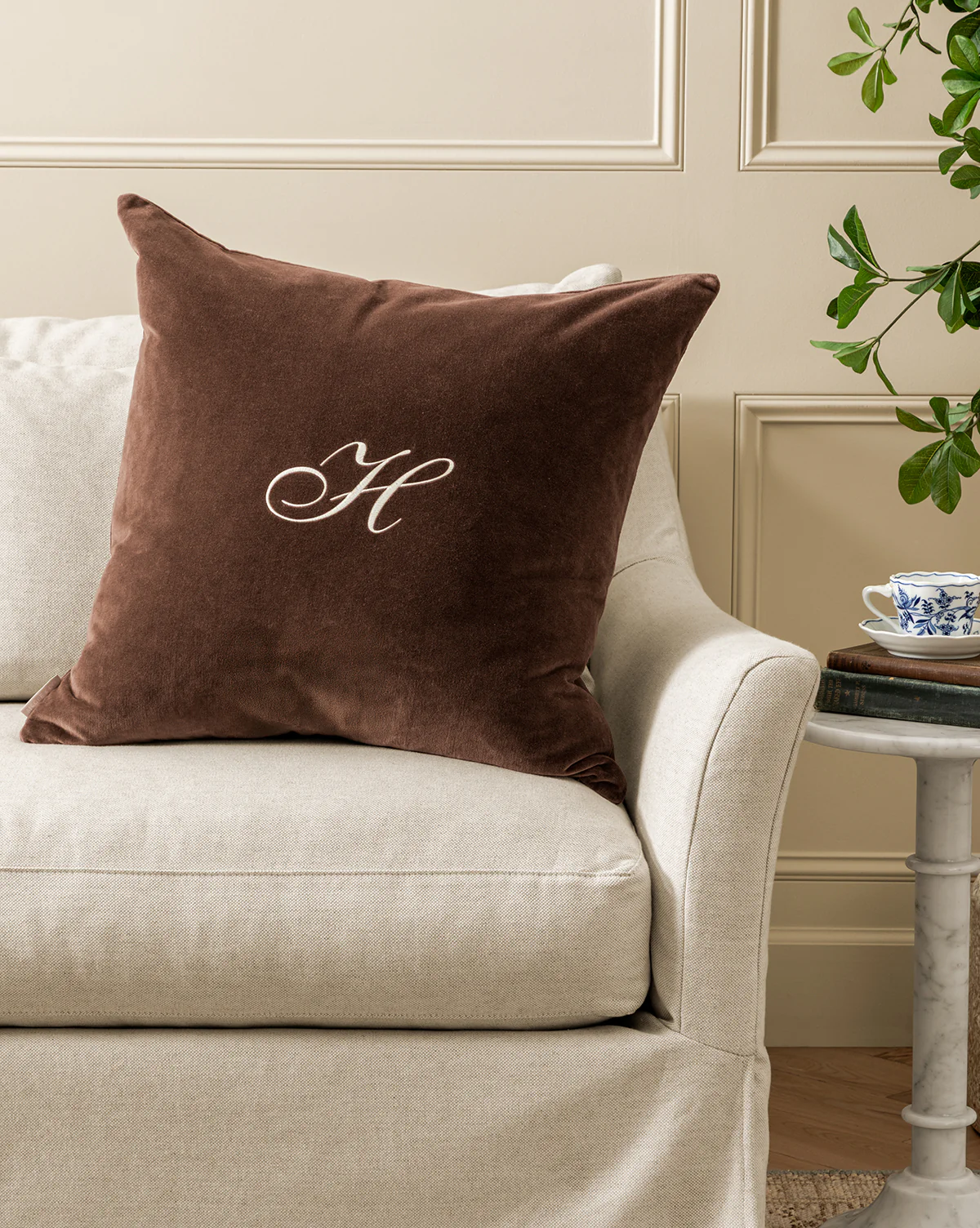 Bellevue Velvet Pillow Cover