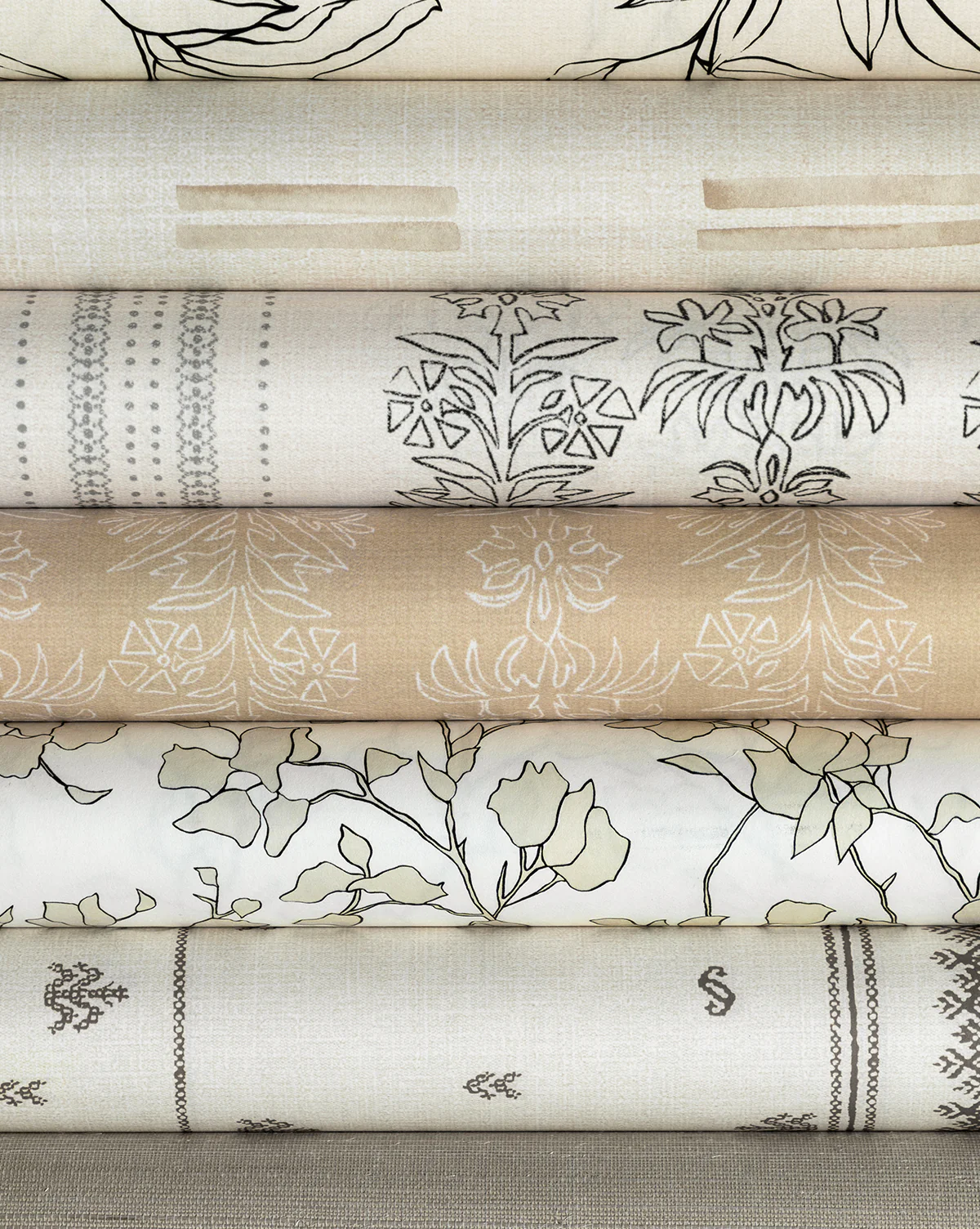 Blair Sketched Floral Wallpaper - Image 3