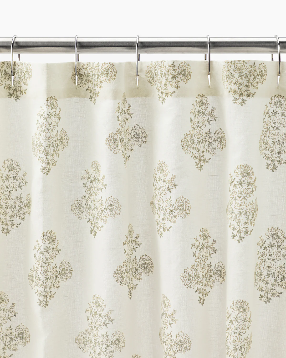 Block Print Shower Curtain - Image 2