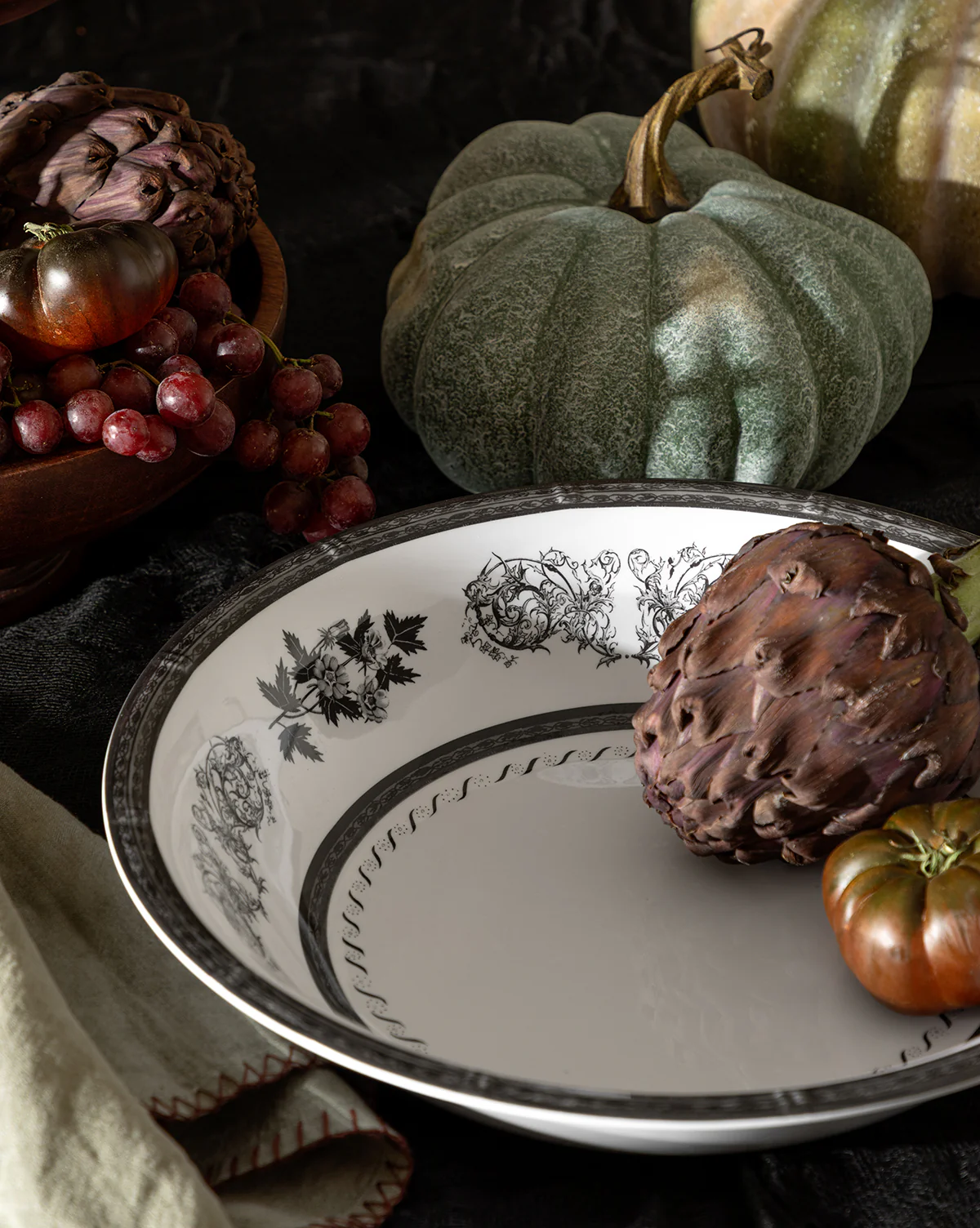 Calanthe Melamine Serving Bowl