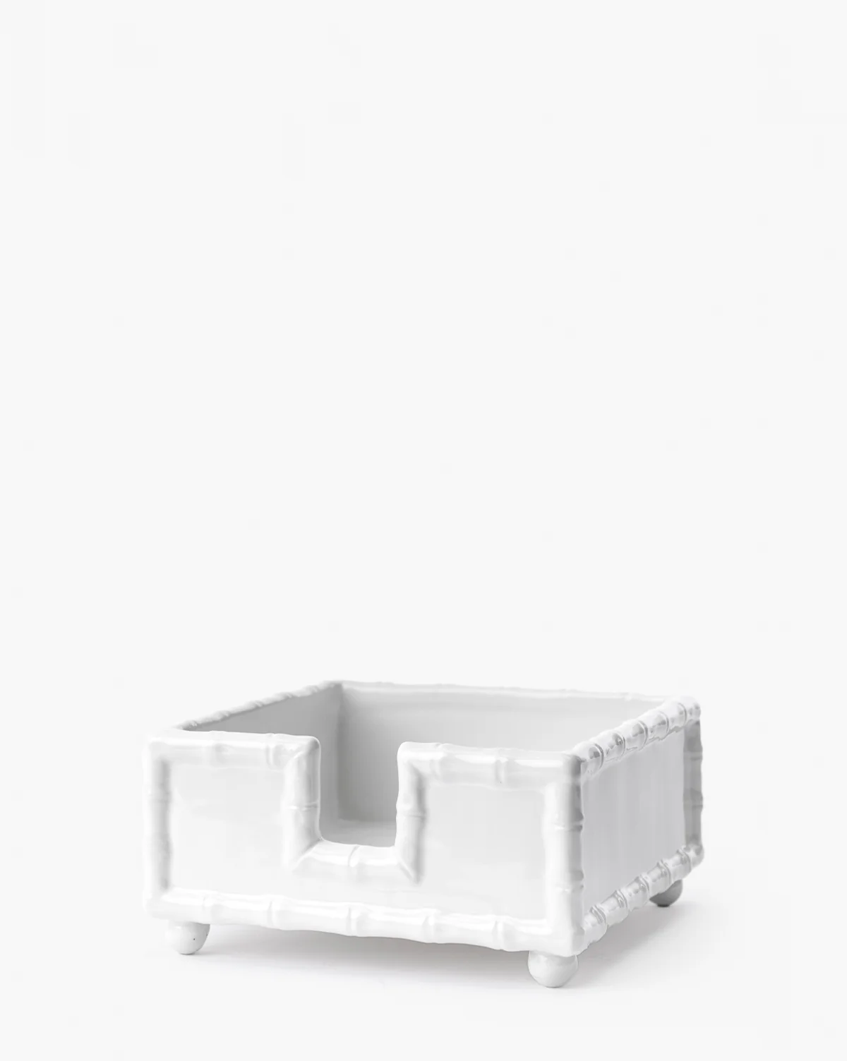 Ceramic Bamboo Napkin Holder - Image 2