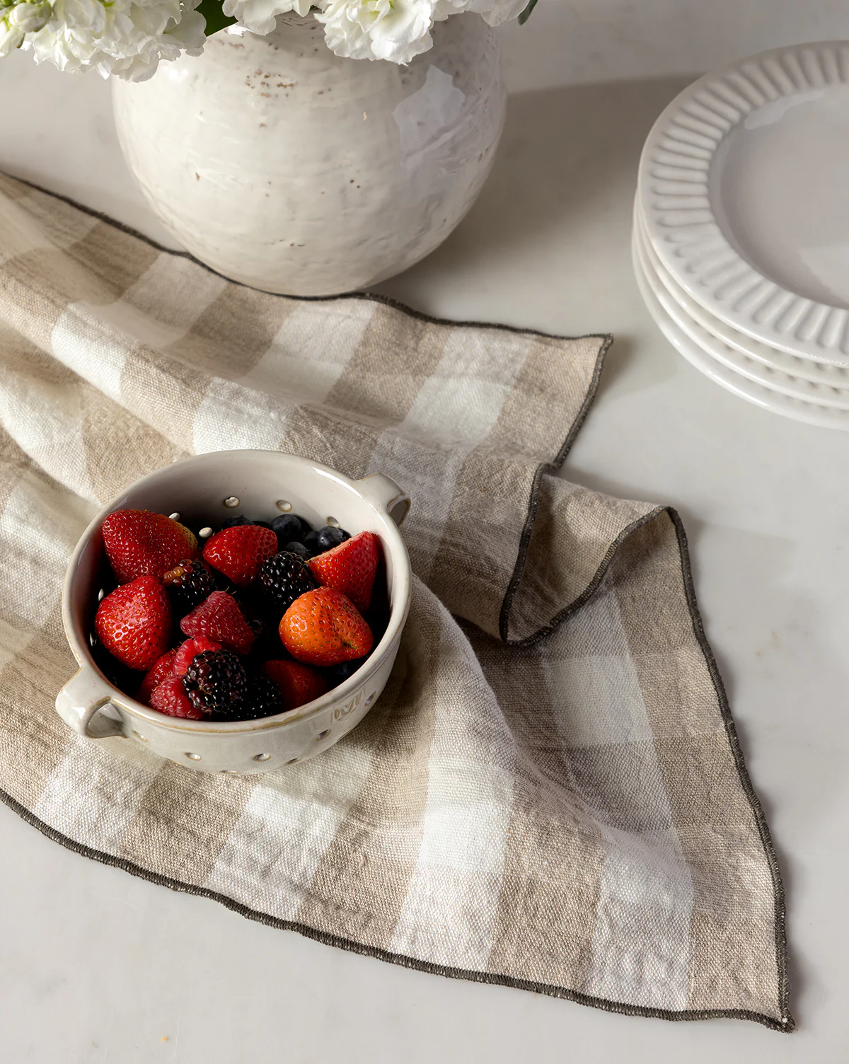 Charlie Check Tea Towel - Image 3