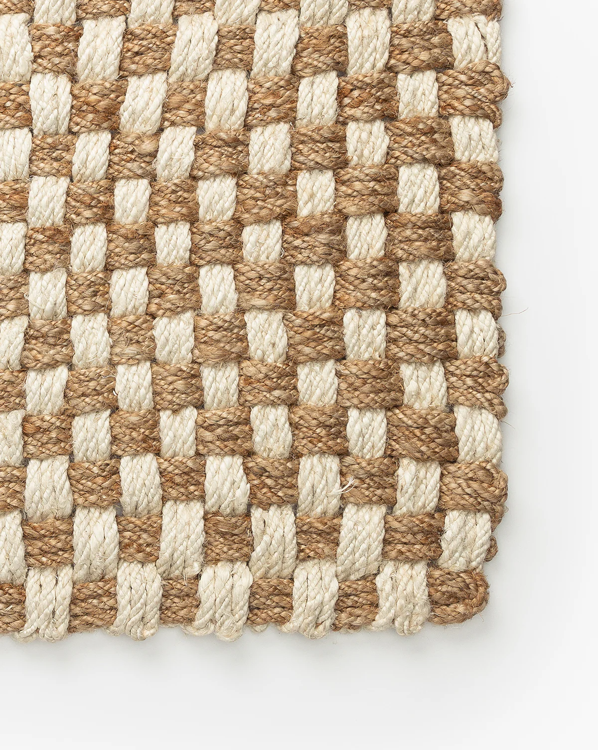 Checker Jute Doormat - Image 3