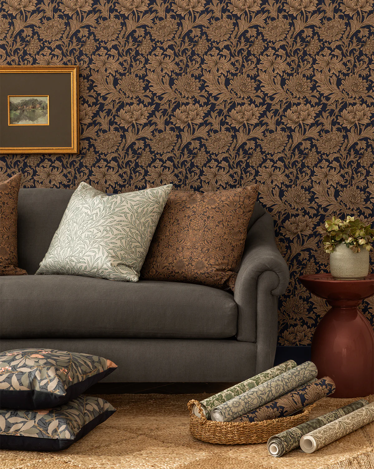 Morris & Co. x McGee & Co. Chrysanthemum Wallpaper - Image 5