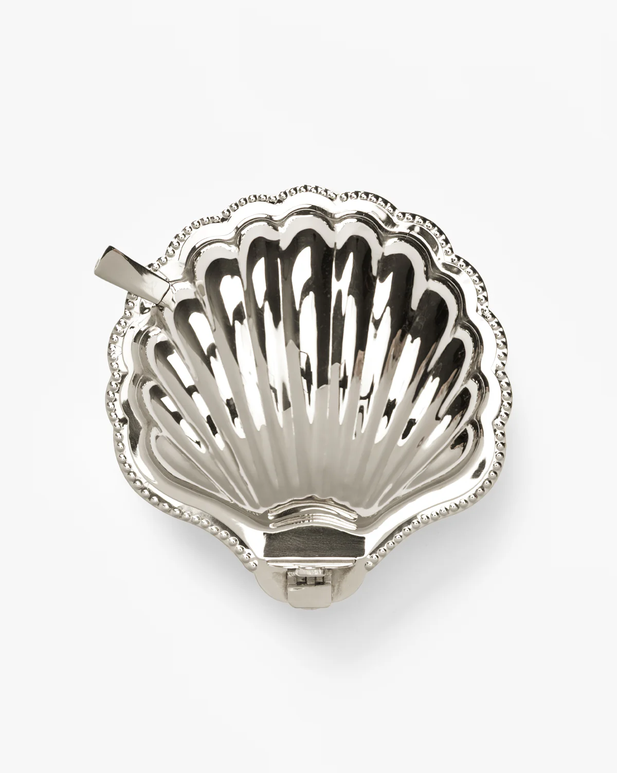 Clam Shell Serving Dish with Spoon - Image 2