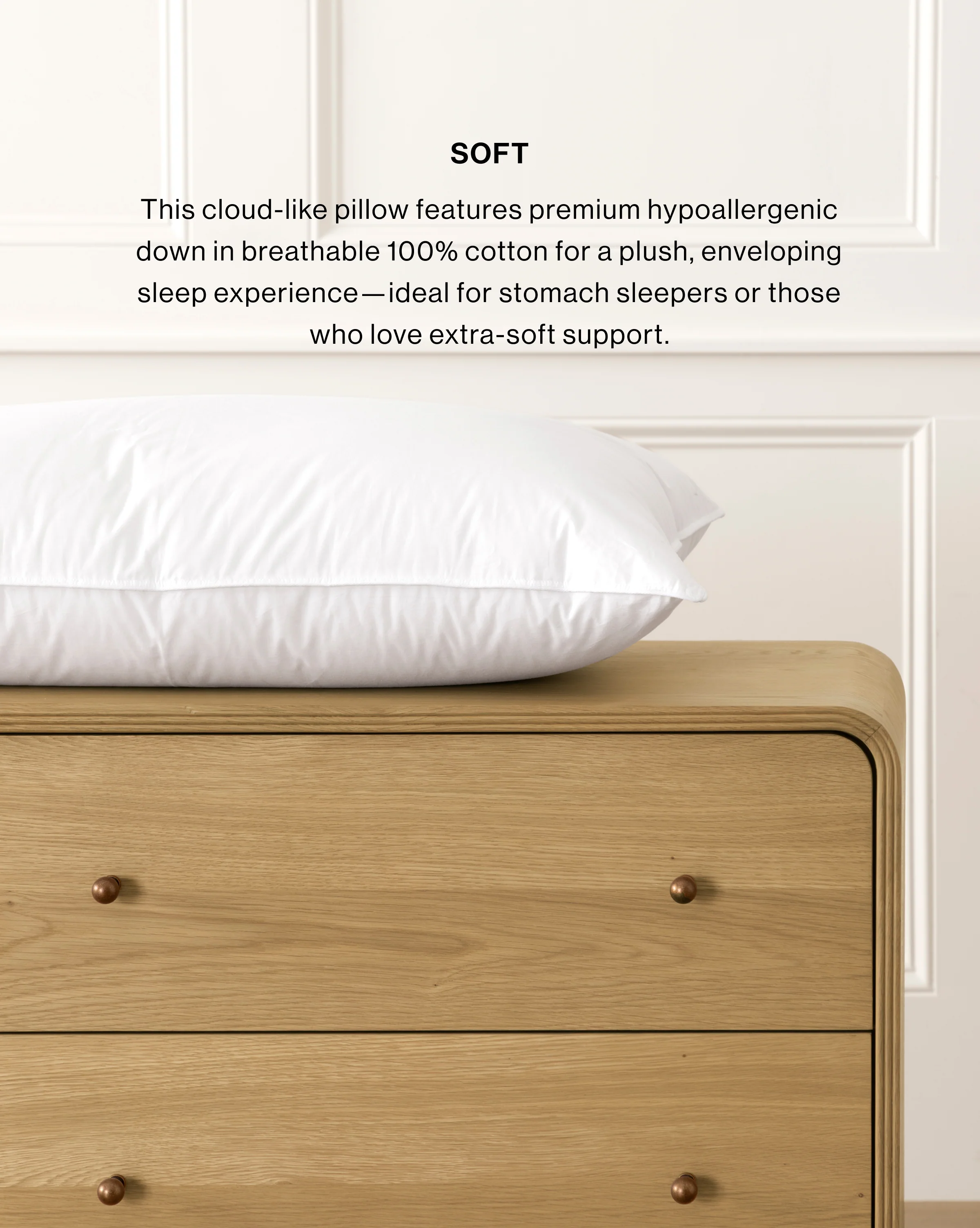 Classic Down Bed Pillow - Image 4