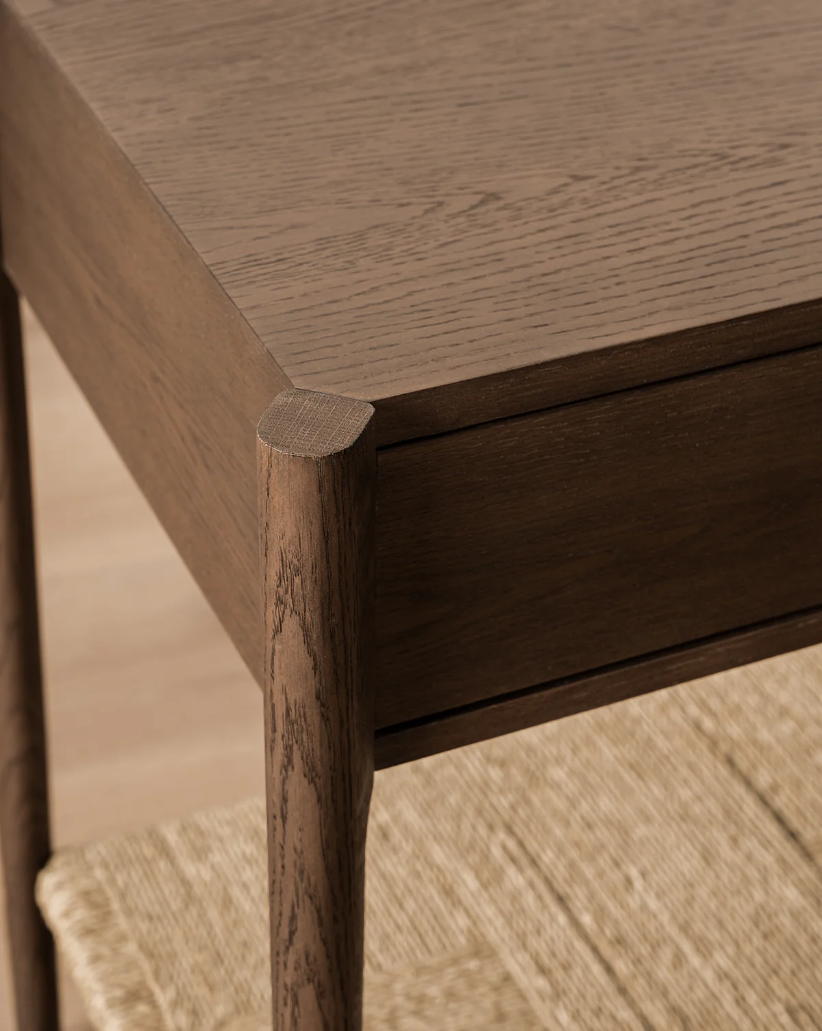 Dana Walnut Oak Console - Image 6