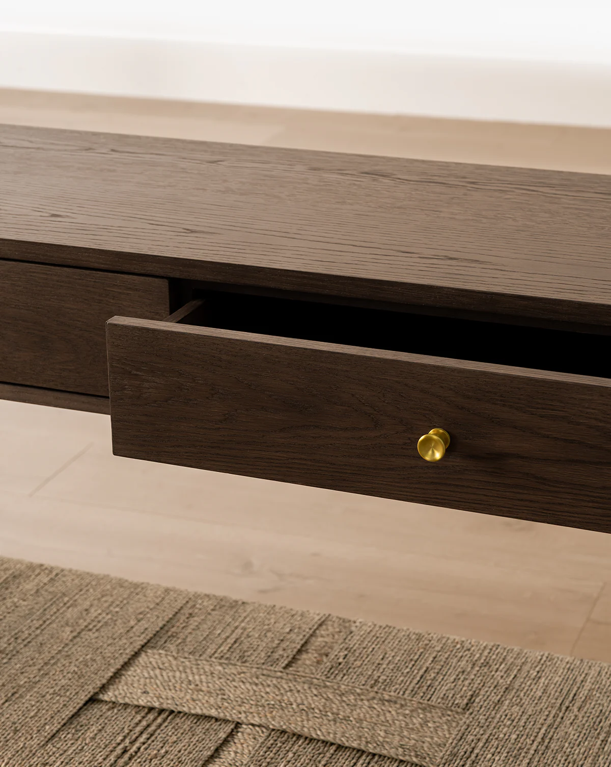 Dana Walnut Oak Console - Image 7