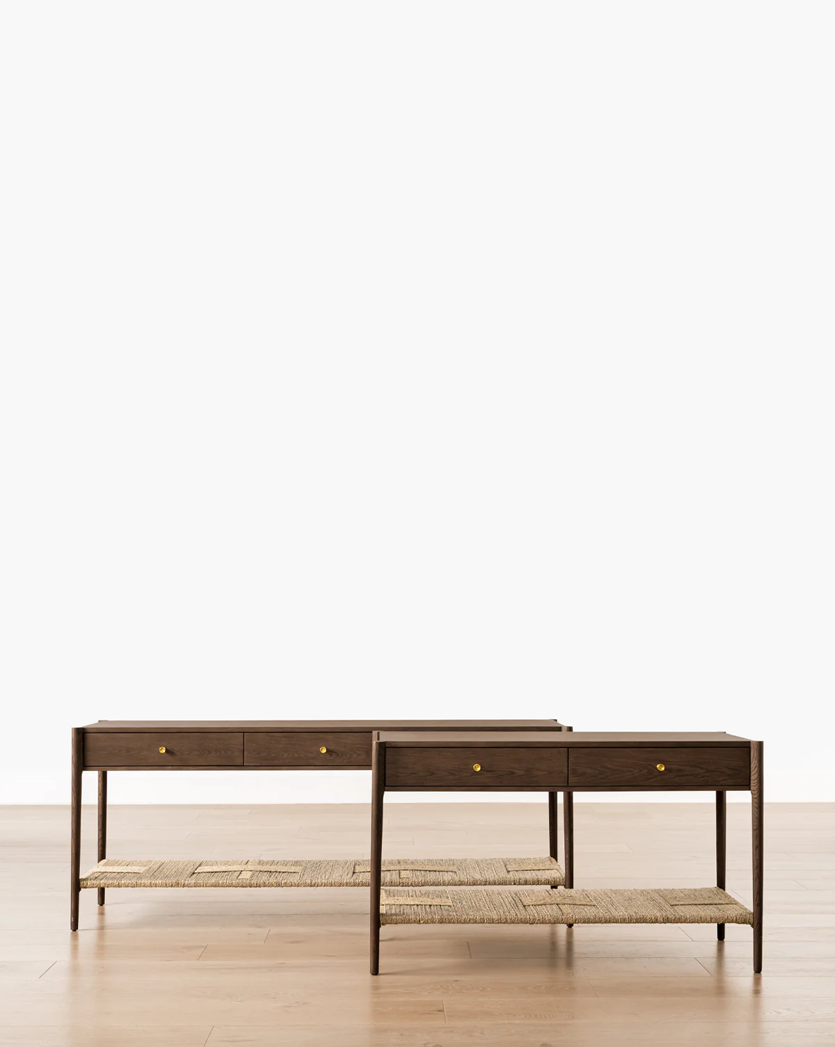 Dana Walnut Oak Console - Image 8
