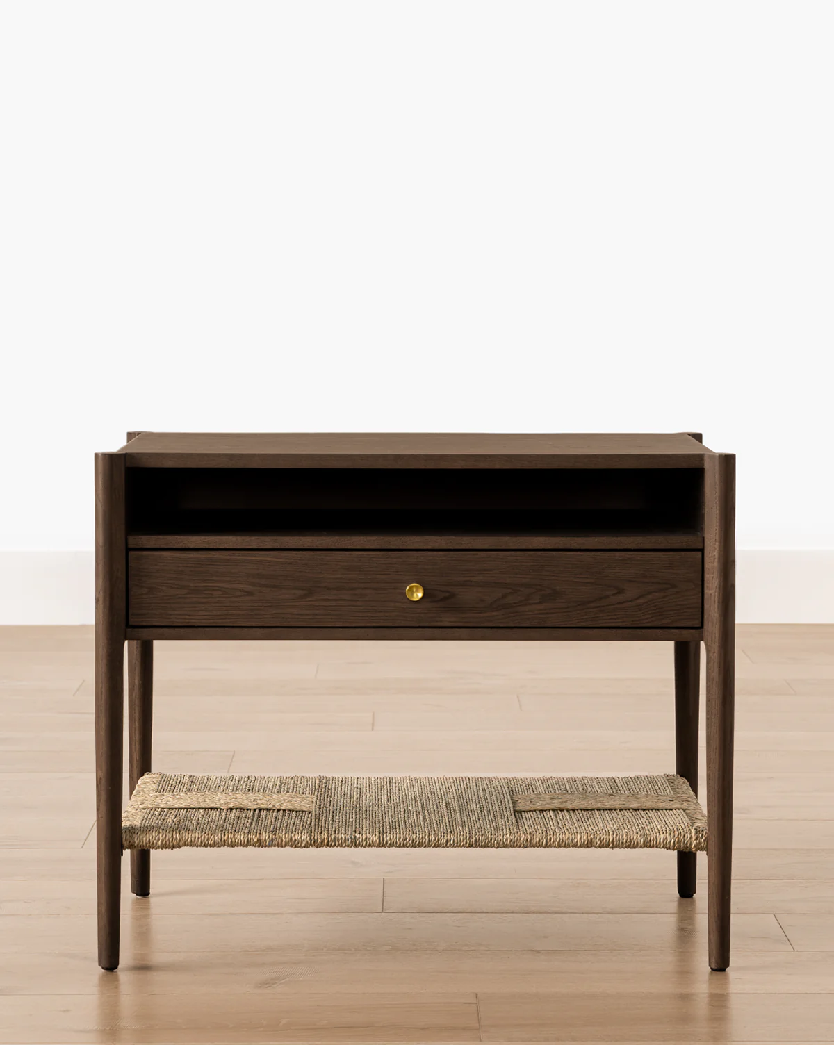Dana Walnut Oak Nightstand - Image 2