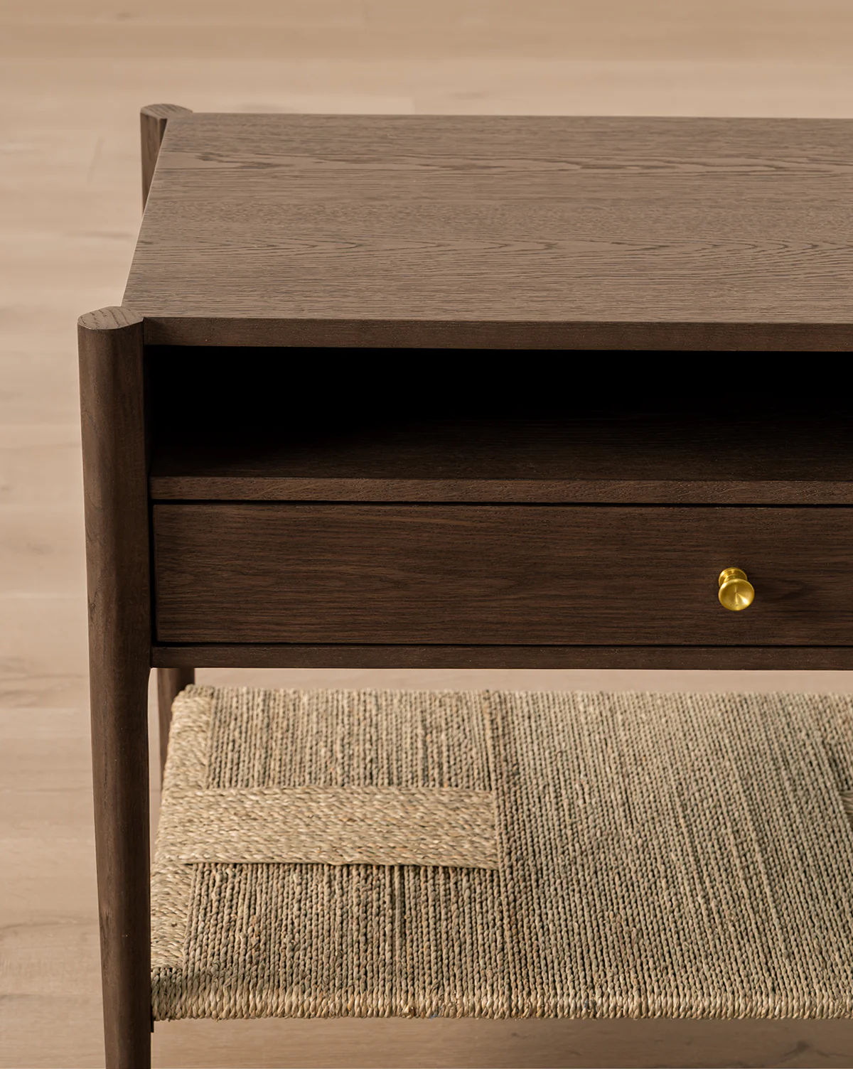 Dana Walnut Oak Nightstand - Image 5