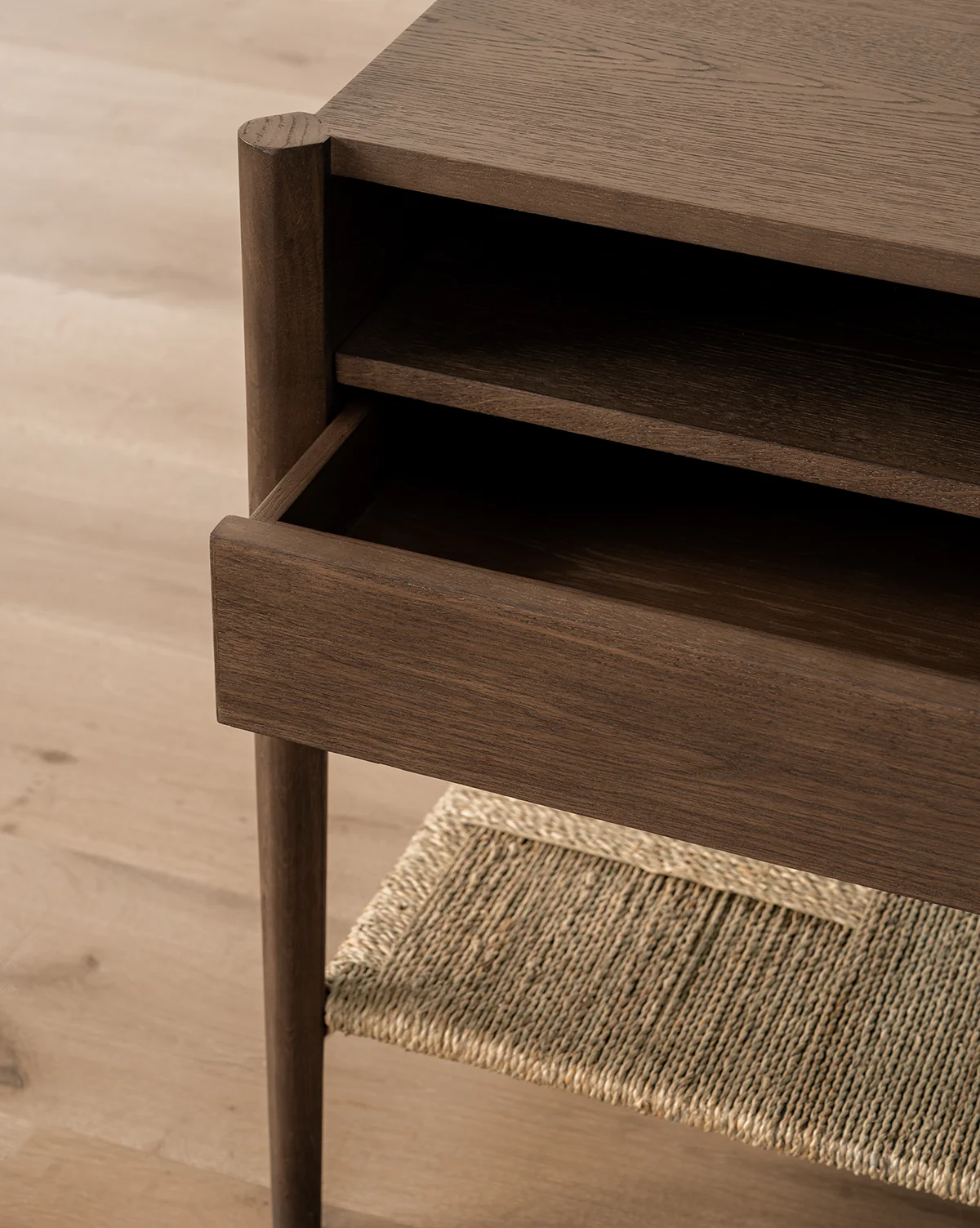 Dana Walnut Oak Nightstand - Image 6