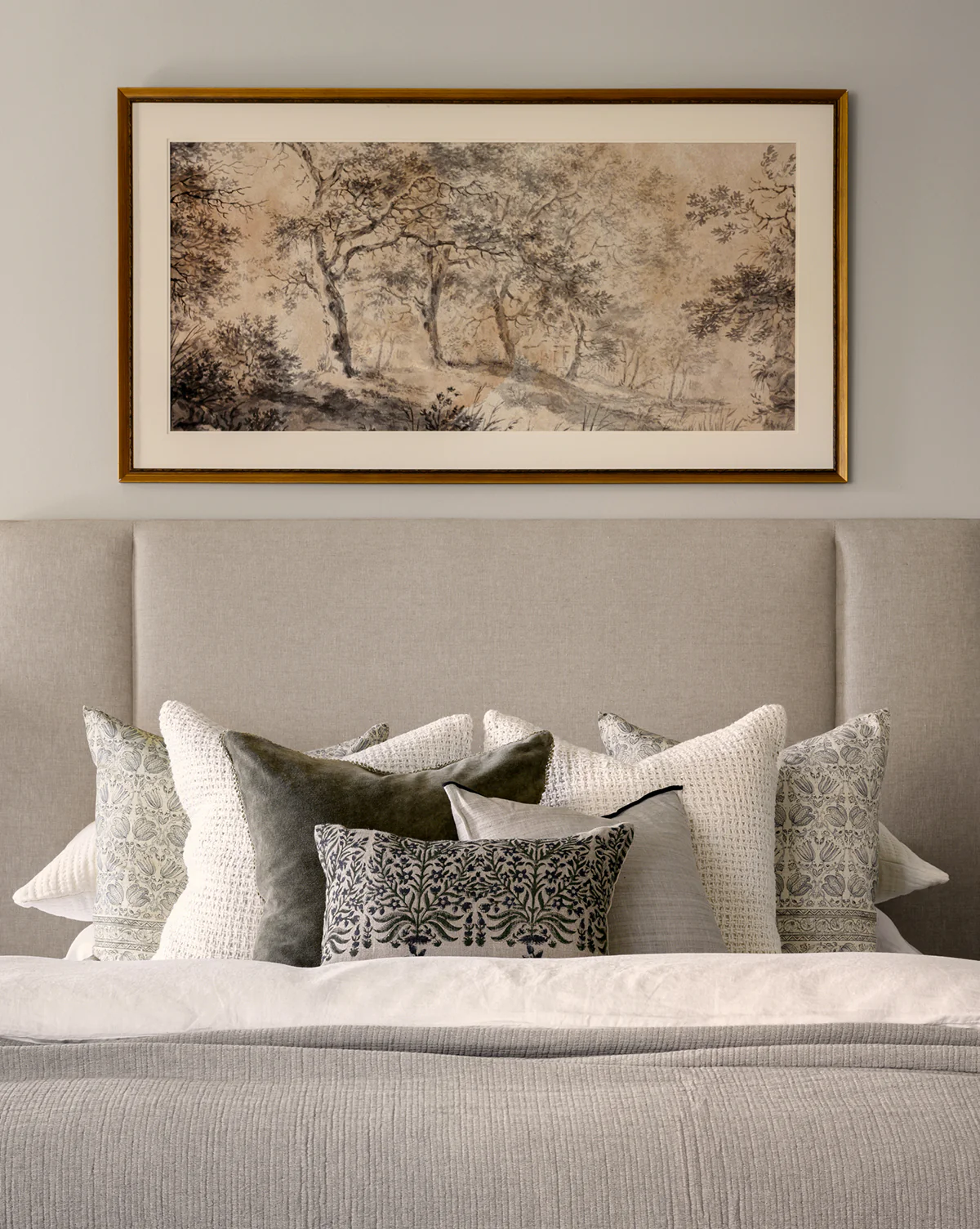 Danny Floral Print Pillow Cover - Image 4
