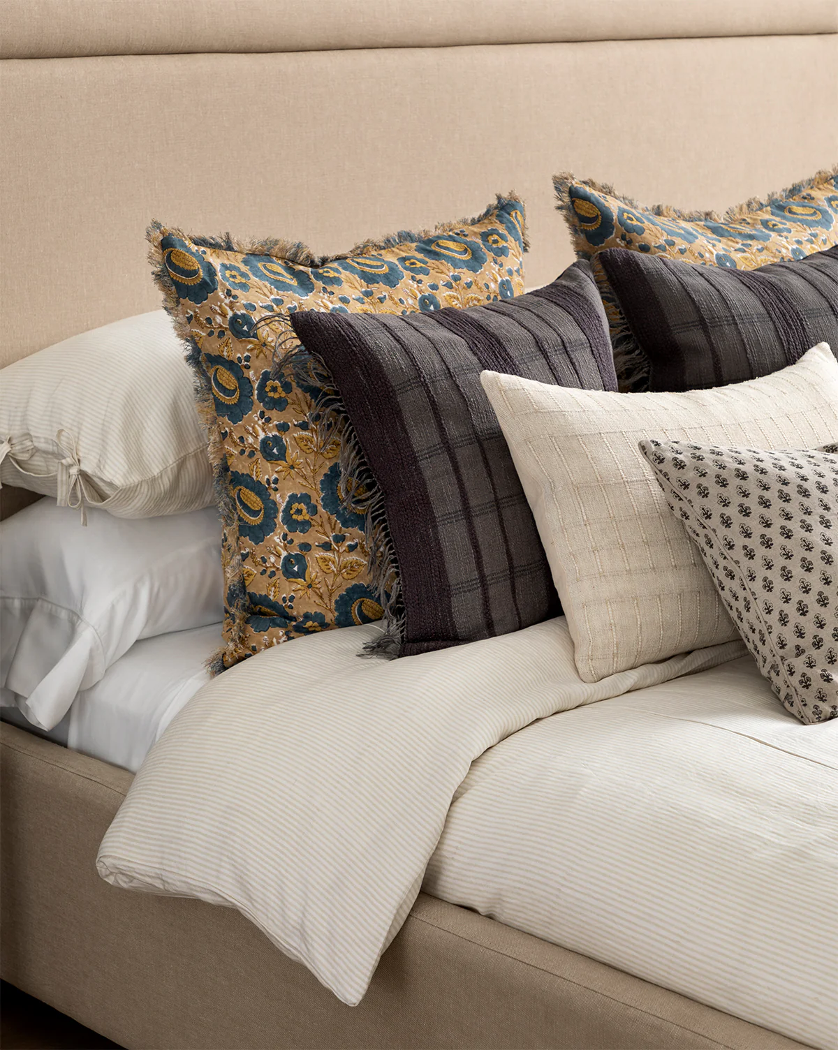 Easton Striped Duvet Cover - Image 4