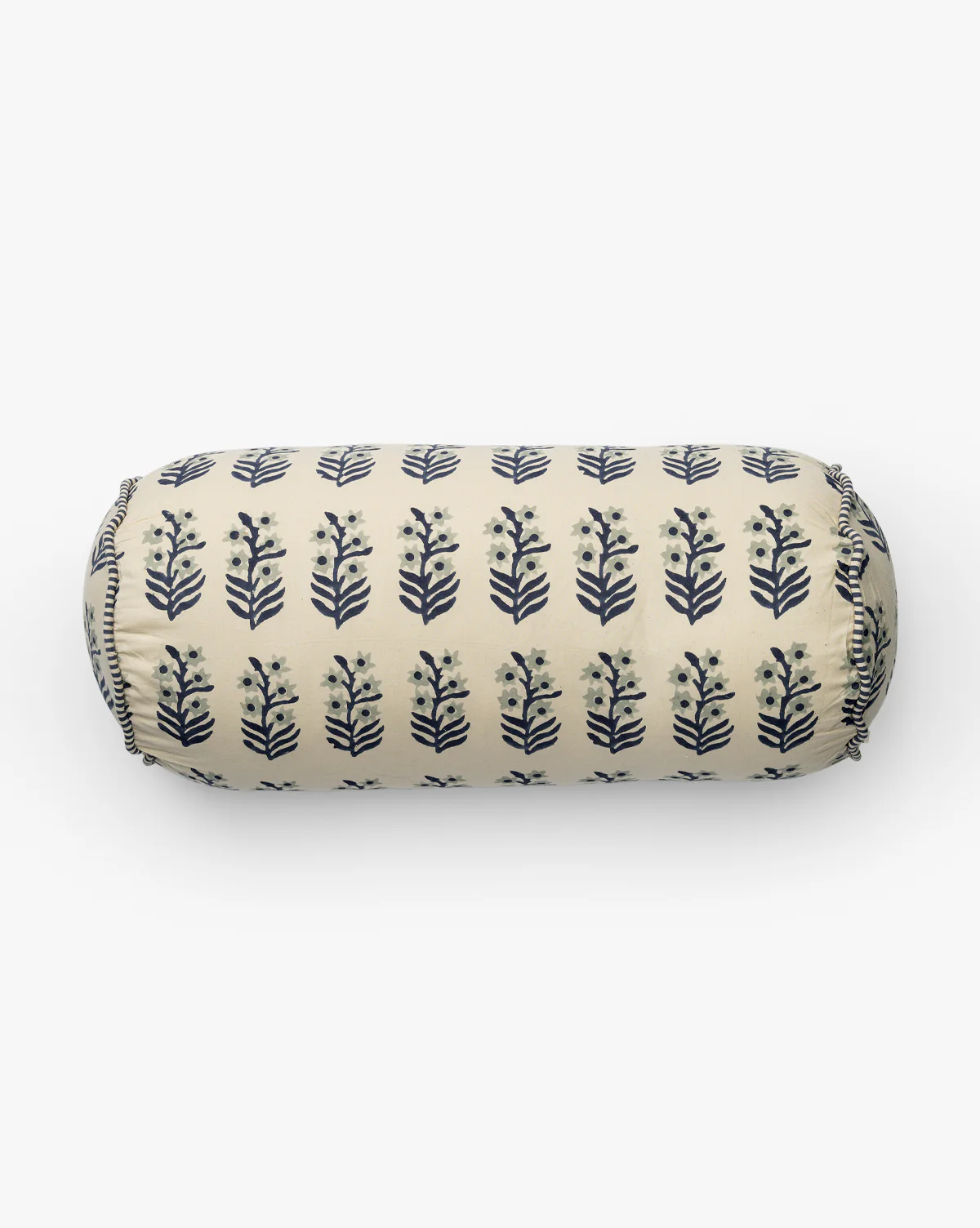 Elsie Block Print Bolster Pillow