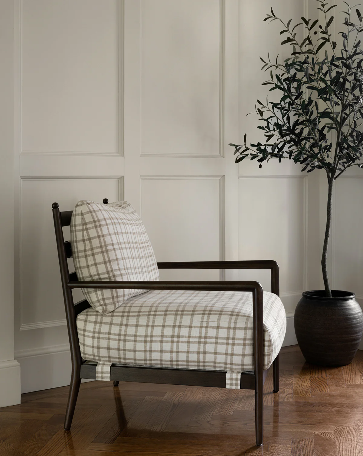 Faux 72" Olive Tree with Ceramic Pot - Image 4