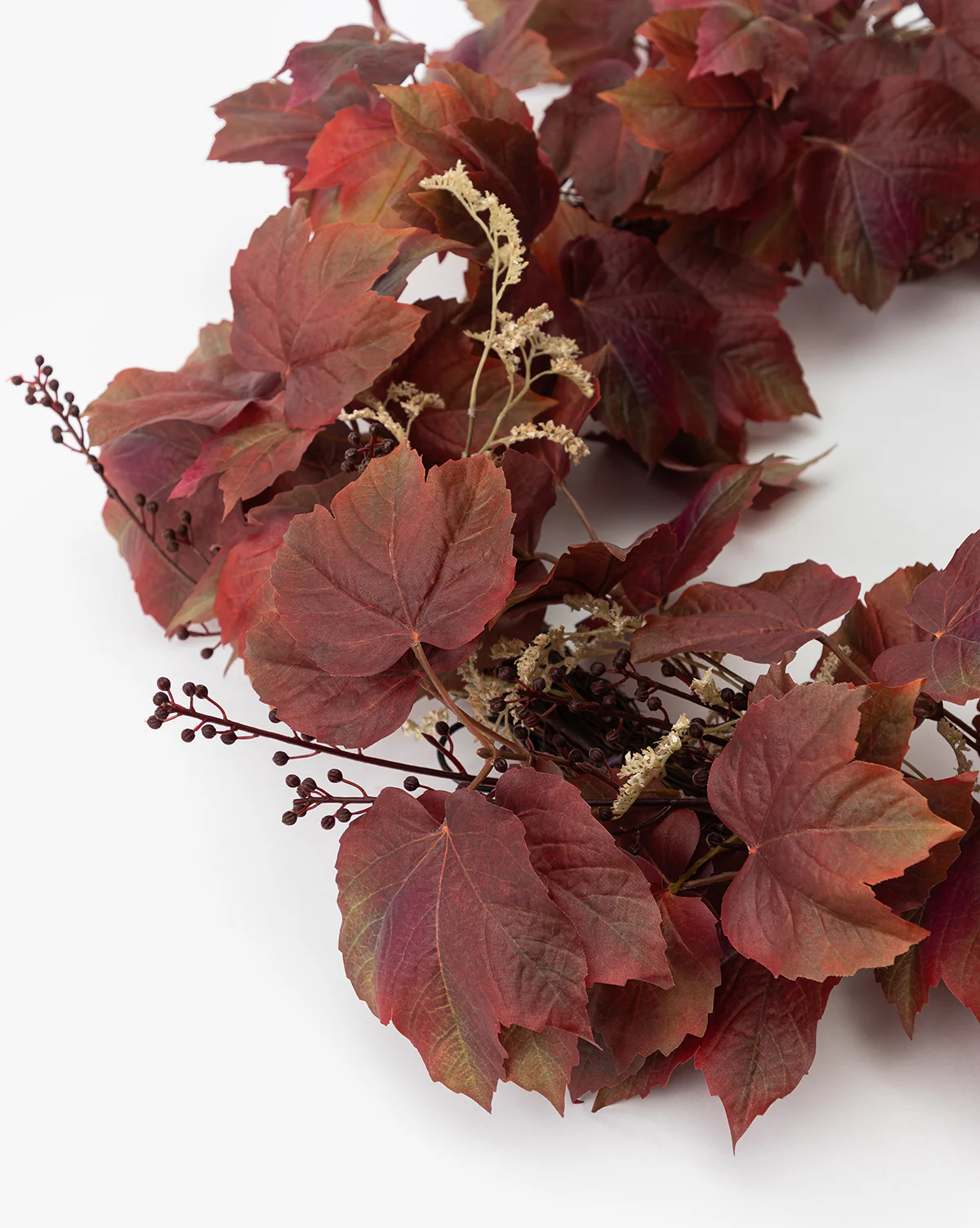 Faux Autumn Grapevine Wreath - Image 2