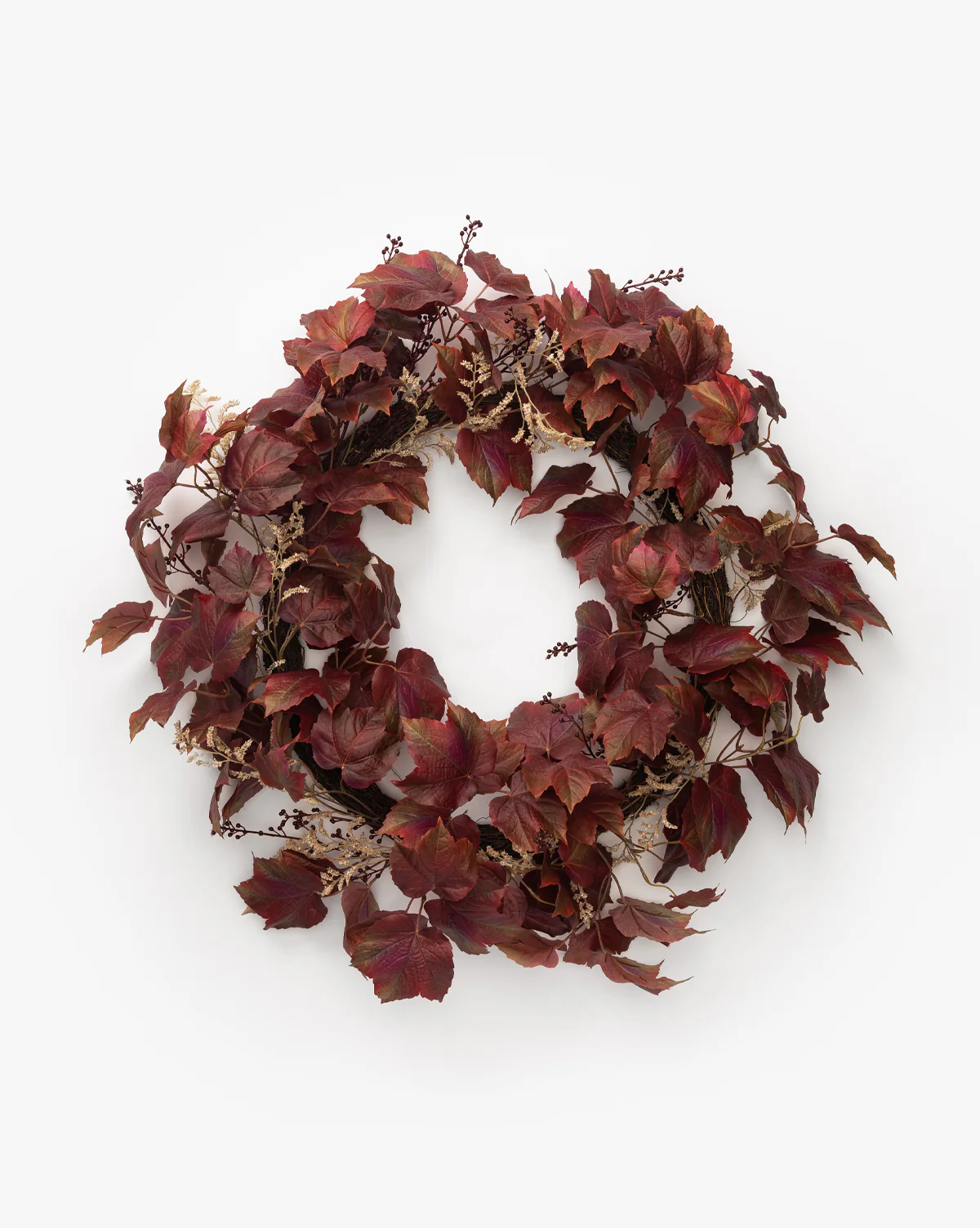 Faux Autumn Grapevine Wreath - Image 3