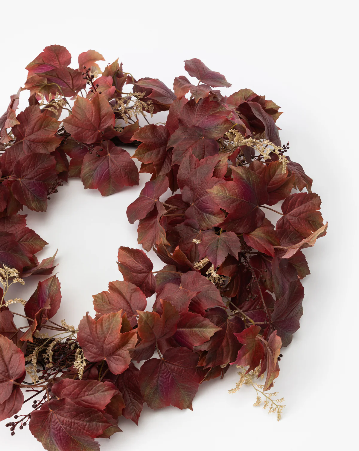 Faux Autumn Grapevine Wreath - Image 7