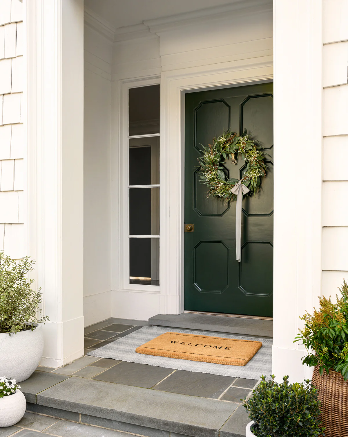 Faux Wild Grass & Eucalyptus Wreath - Image 5