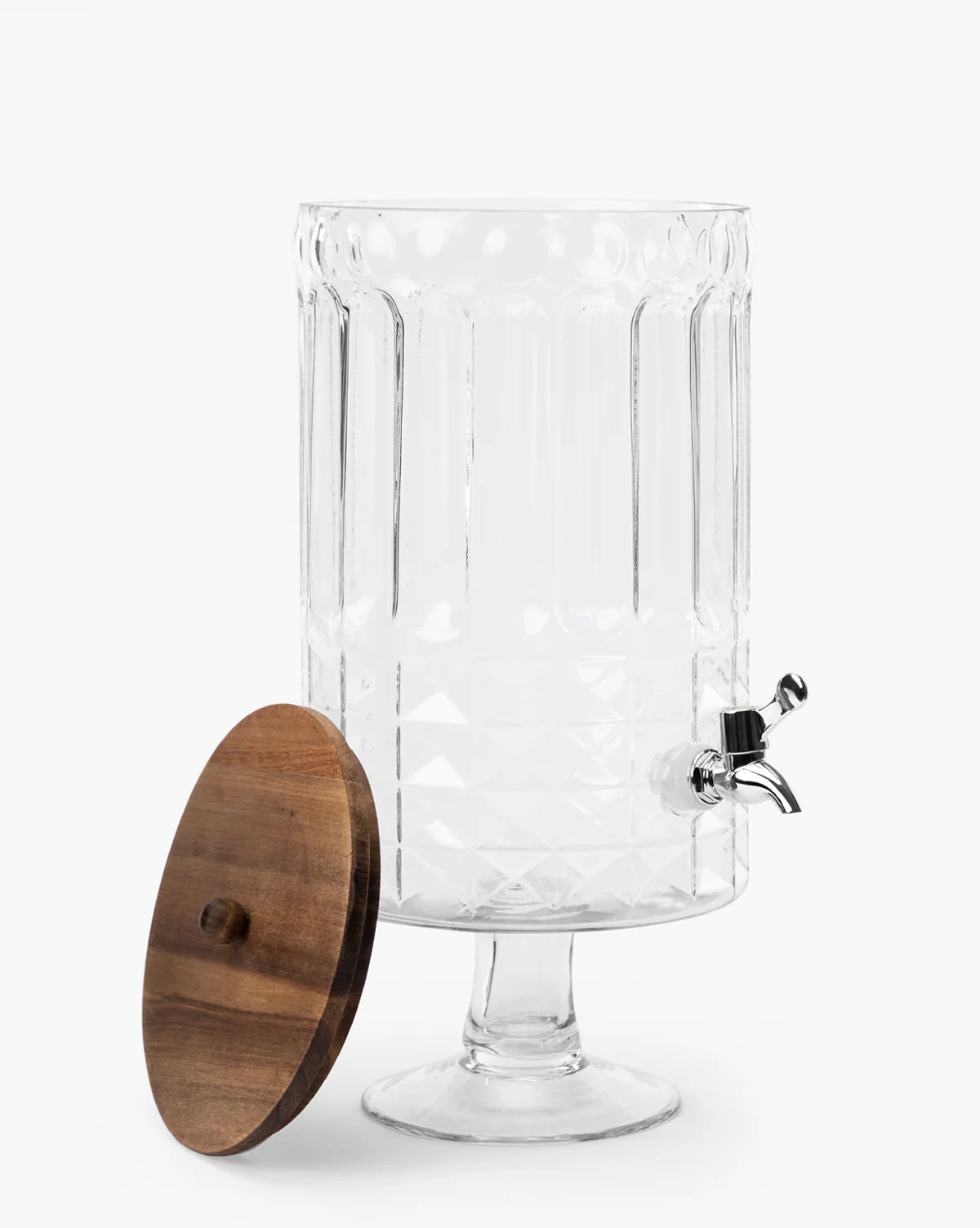 Glass Footed Beverage Dispenser - Image 3