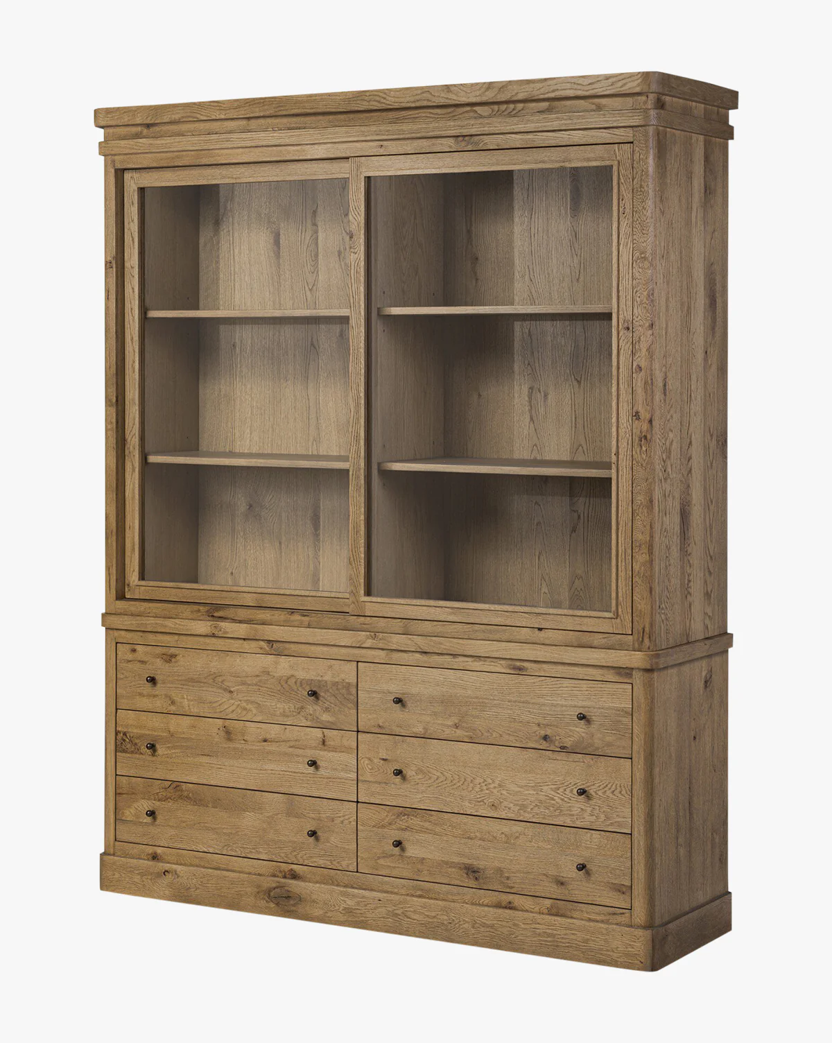 Grand Honey Brown Cabinet - Image 4