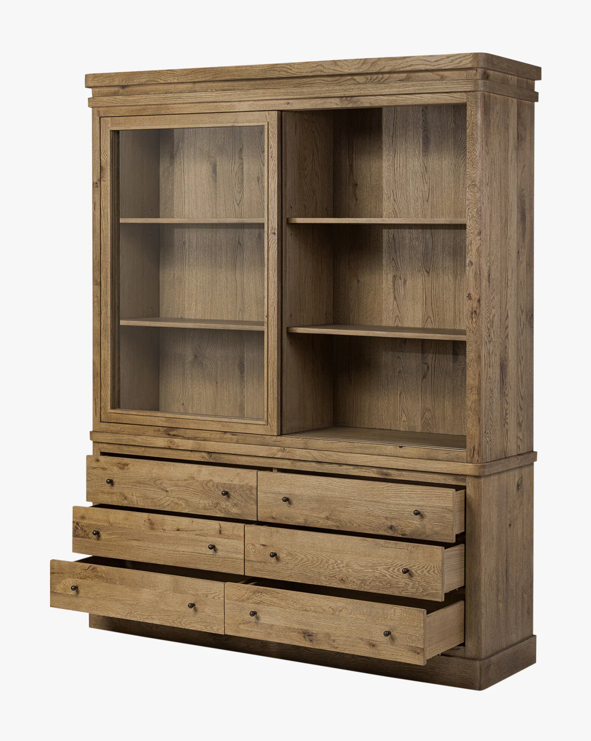 Grand Honey Brown Cabinet - Image 5