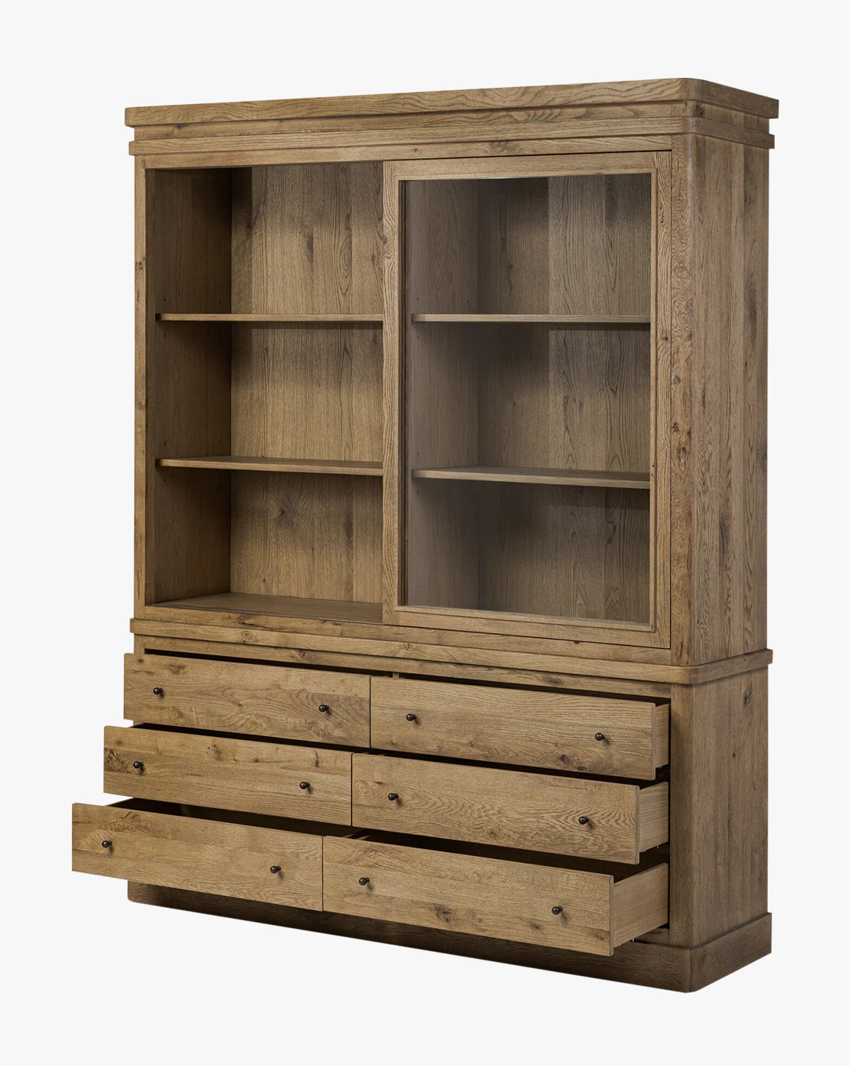 Grand Honey Brown Cabinet - Image 8