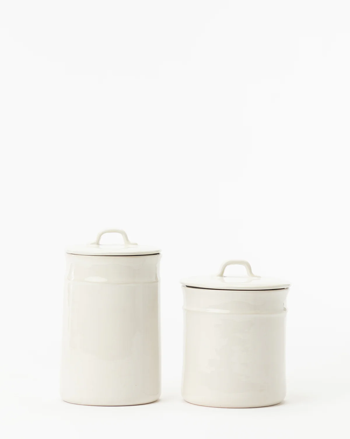 Handled Ceramic Canister - Image 2