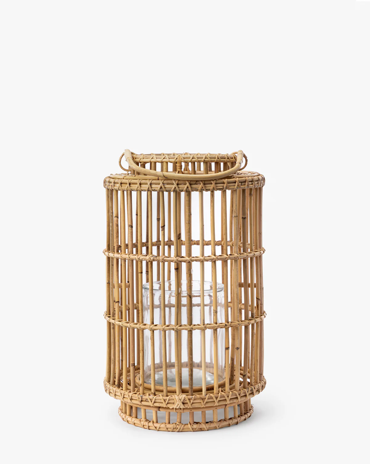 Handwoven Rattan Lantern - Image 4