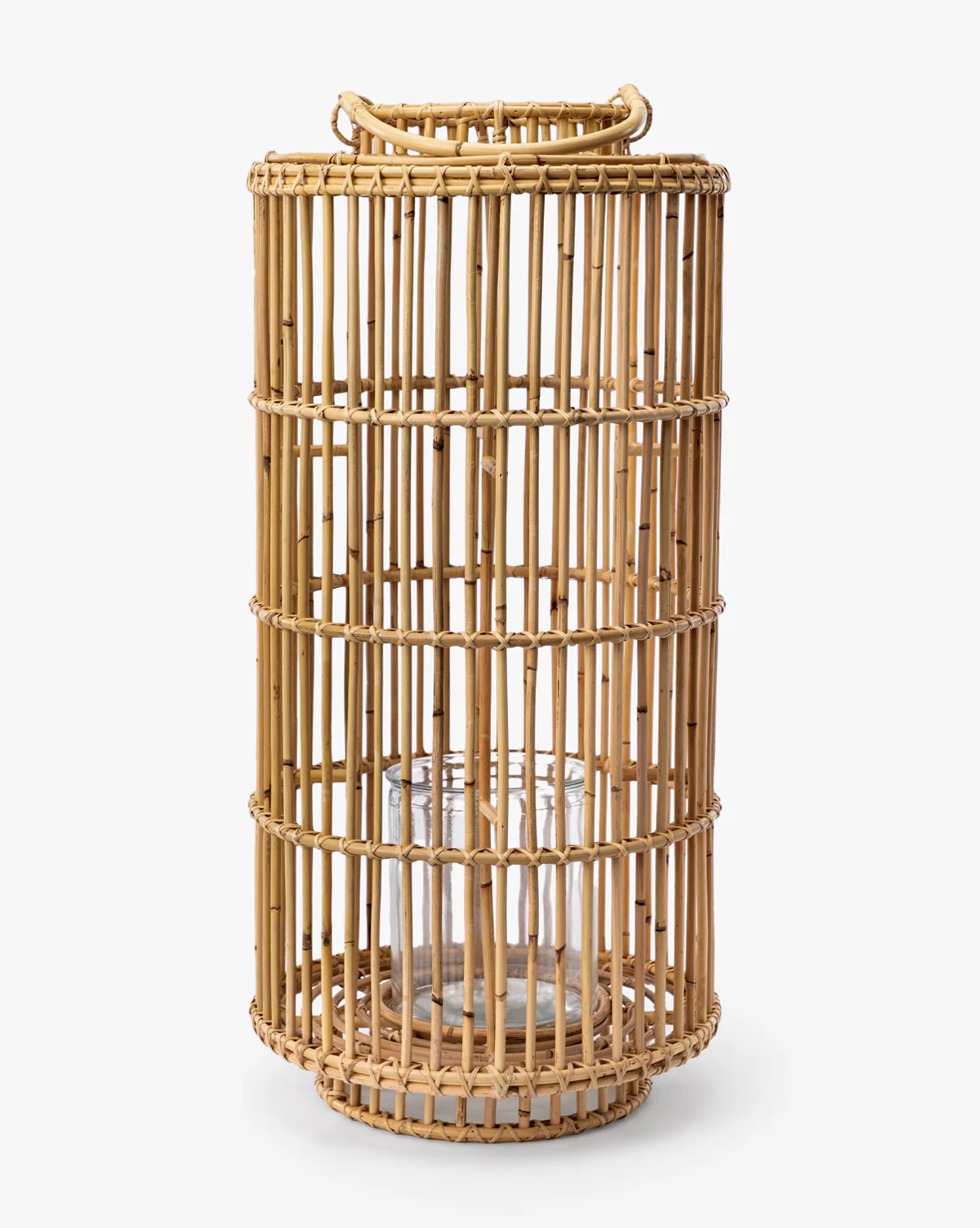 Handwoven Rattan Lantern - Image 5