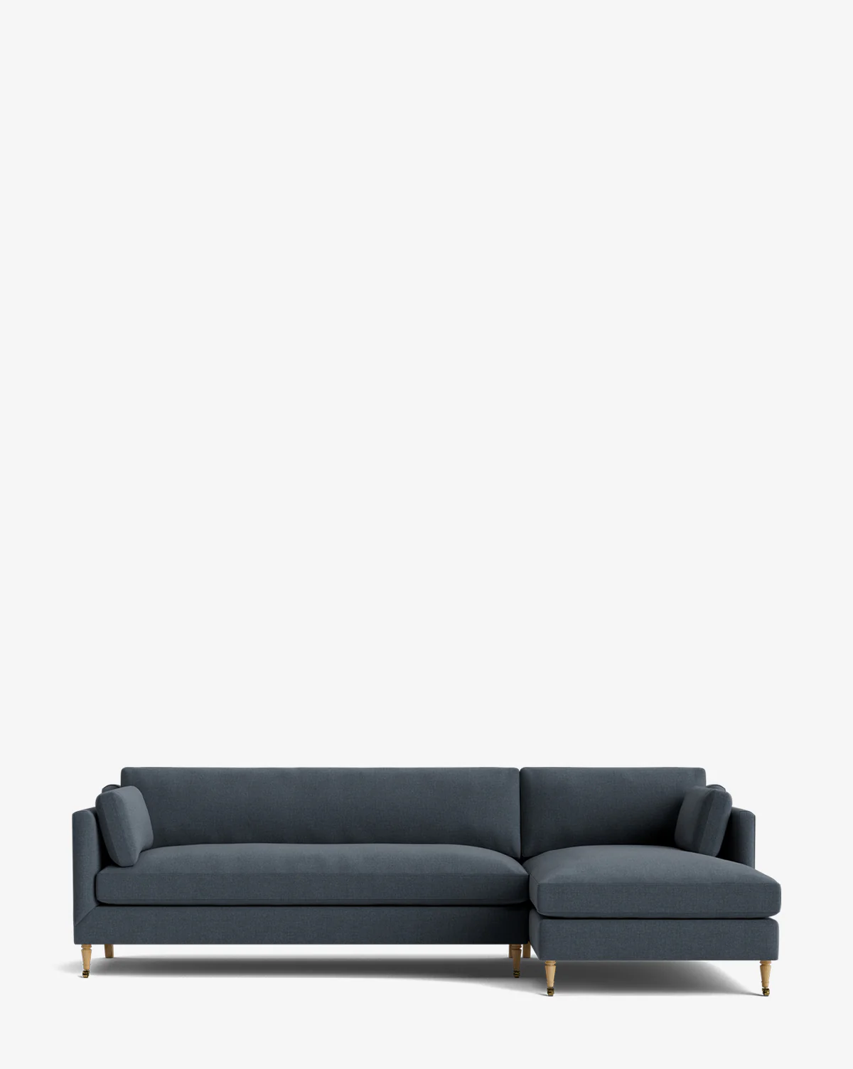 Haverford Upholstered Right Chaise Sectional 113"