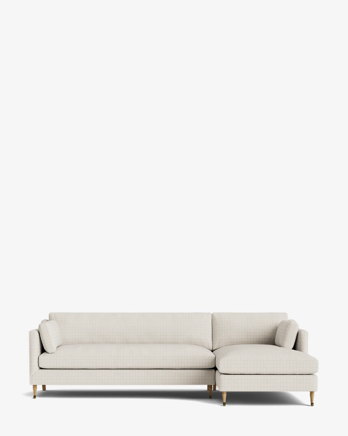 Haverford Upholstered Right Chaise Sectional 113" - Image 29