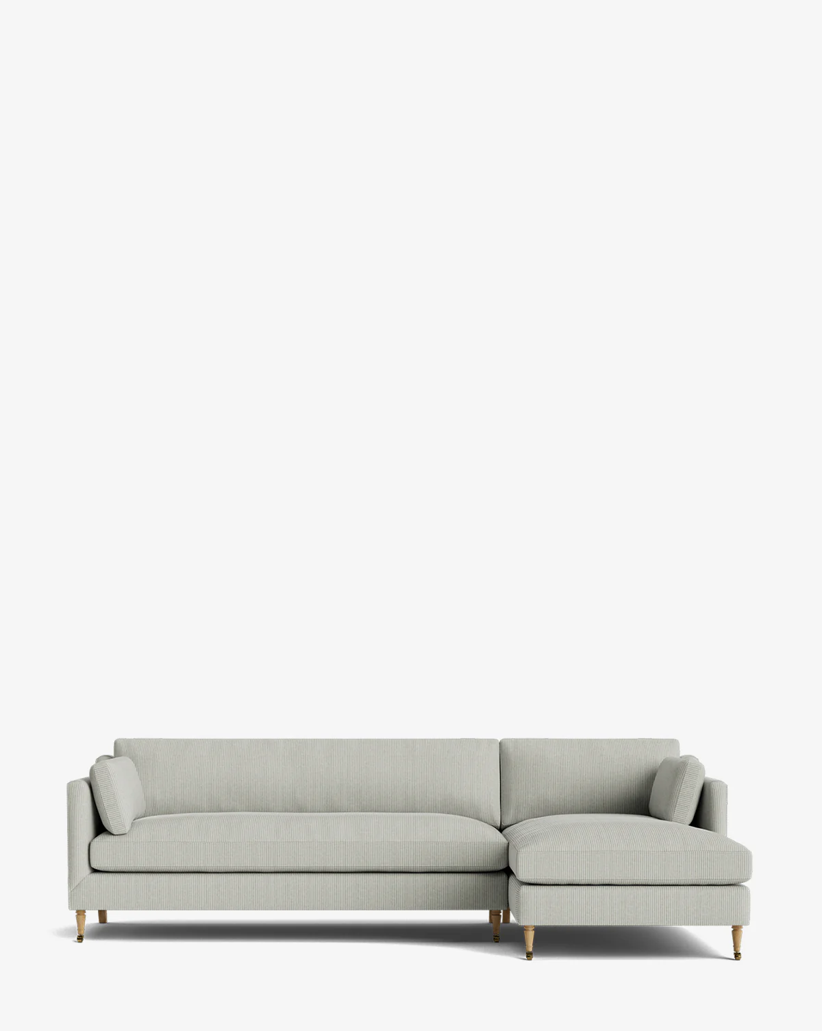 Haverford Upholstered Right Chaise Sectional 113" - Image 31