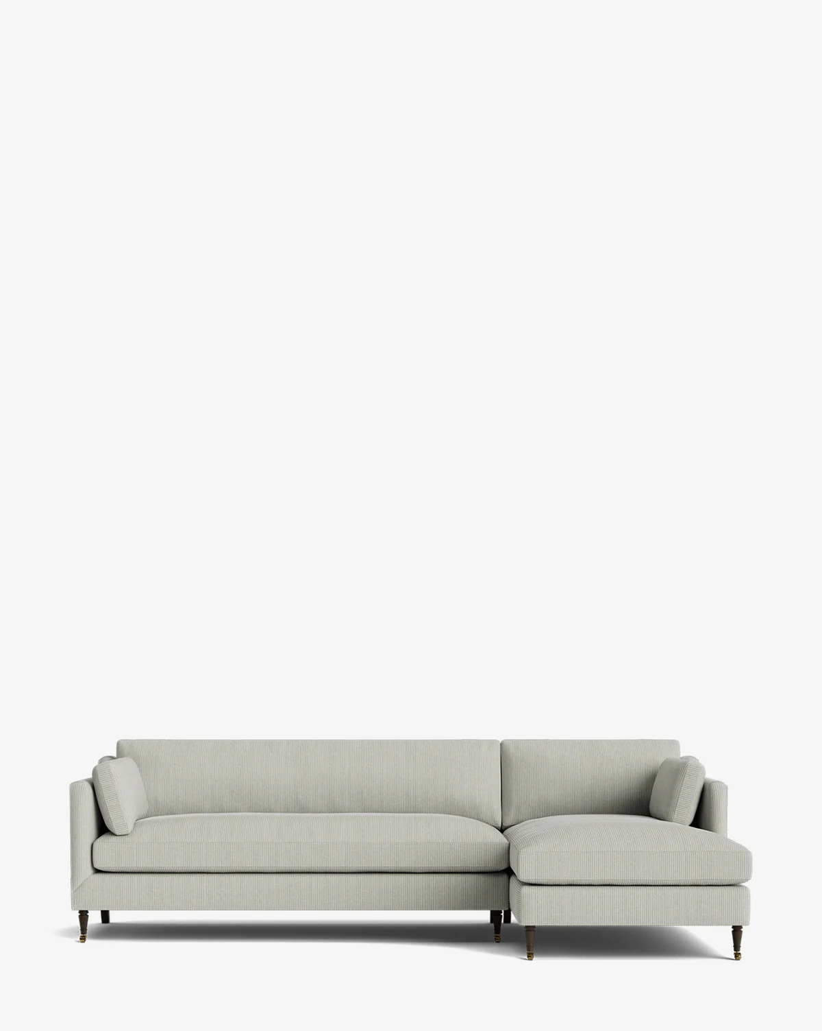 Haverford Upholstered Right Chaise Sectional 113" - Image 32