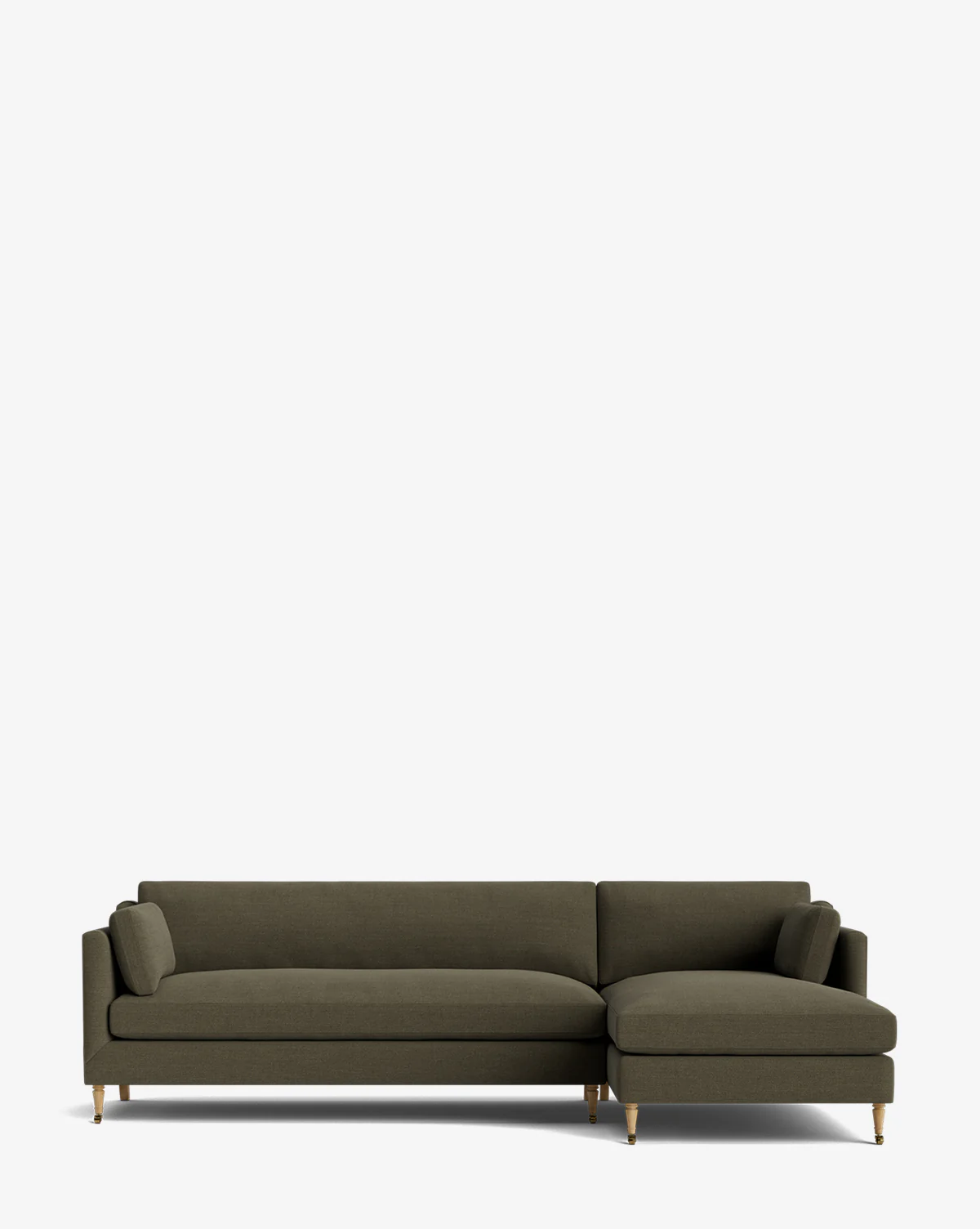 Haverford Upholstered Right Chaise Sectional 113" - Image 4